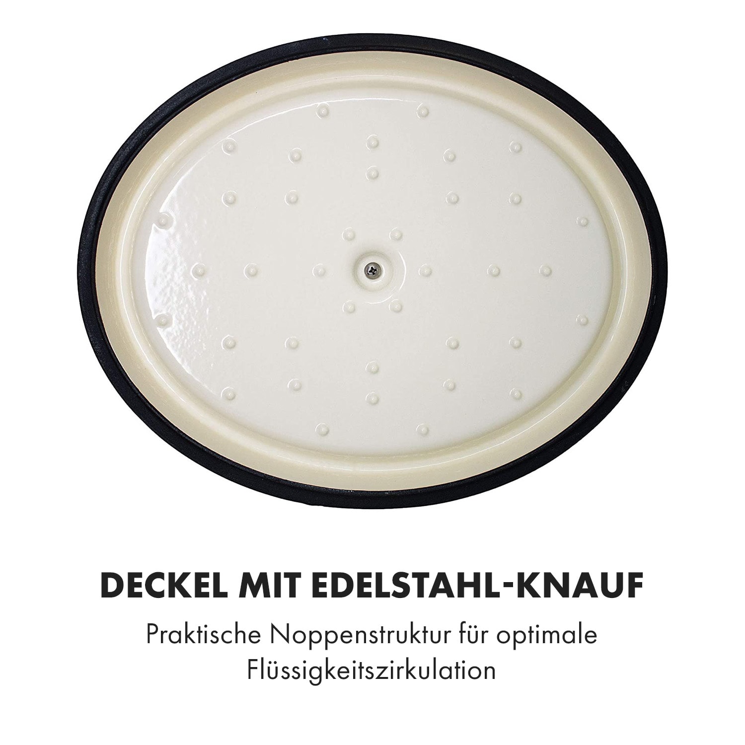 Podolica Bräter 5,5 Ltr Kasserolle Gusseisen Emaille oval zwei Griffe 5,5 Ltr. | Rot