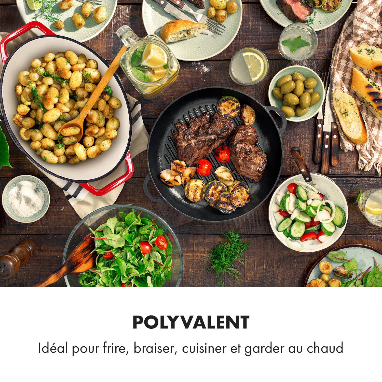 Podolica braadpan 5,5 liter casserole gietijzer geëmailleerd ovaal twee handvaten 5,5 Ltr. | Rood