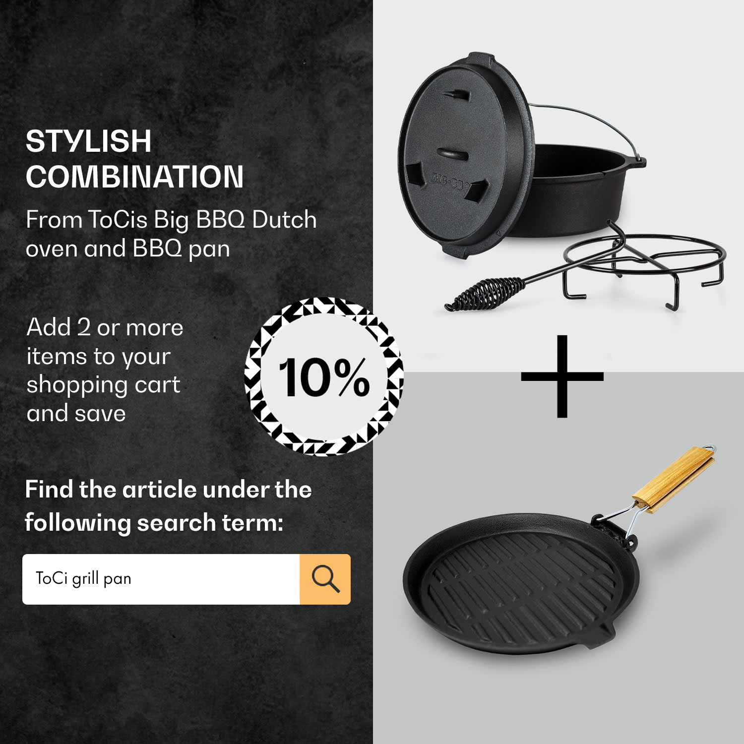 Guernsey, prémiový liatinový hrniec, 6.0 barbecue hrniec, liatina, žíhaný, veľkosť M/7,3 l ca. 5,6 Ltr / 6 qt | bez nôh
