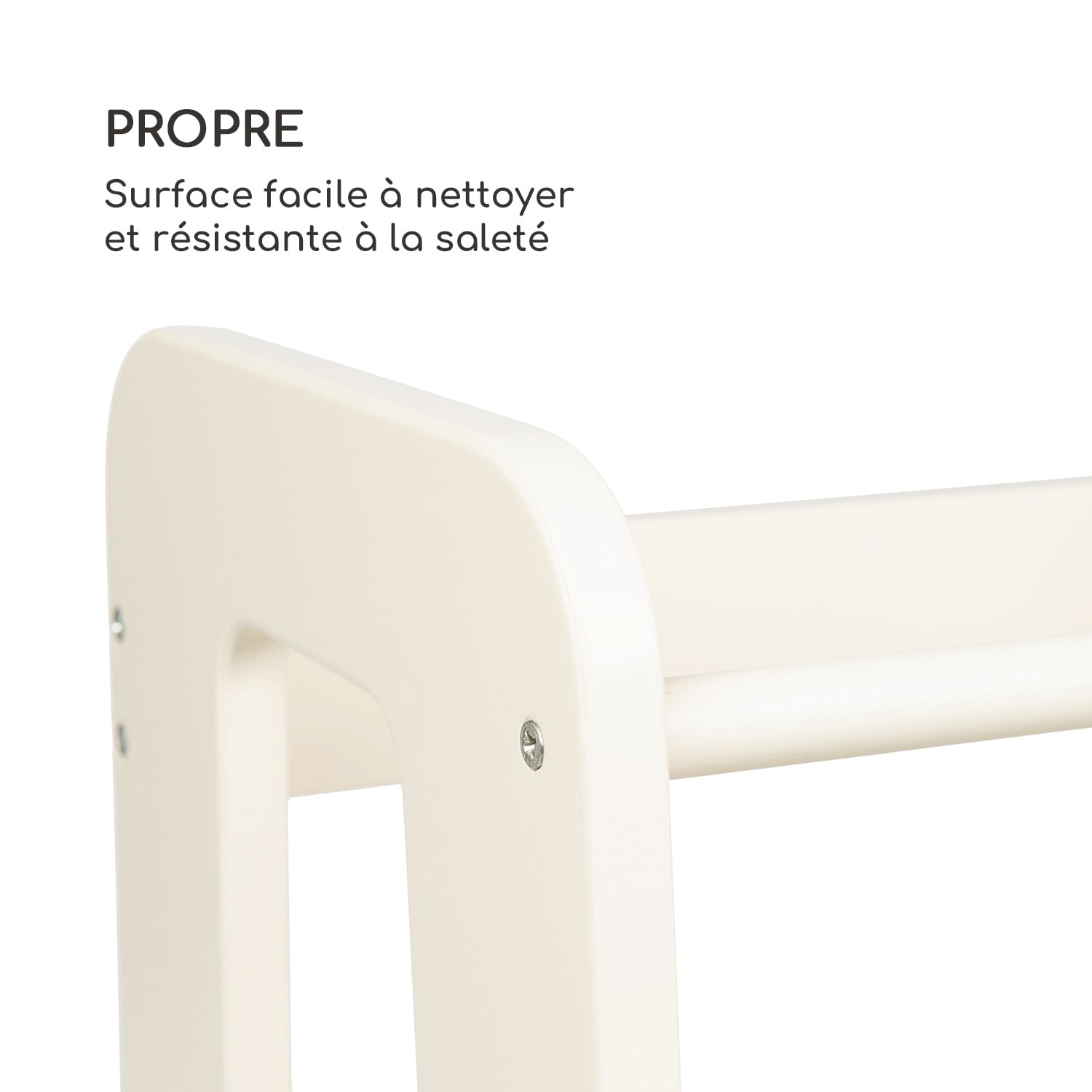 Ully leertoren klimhulp Montessori multiplex 40,5x86x38cm Wit