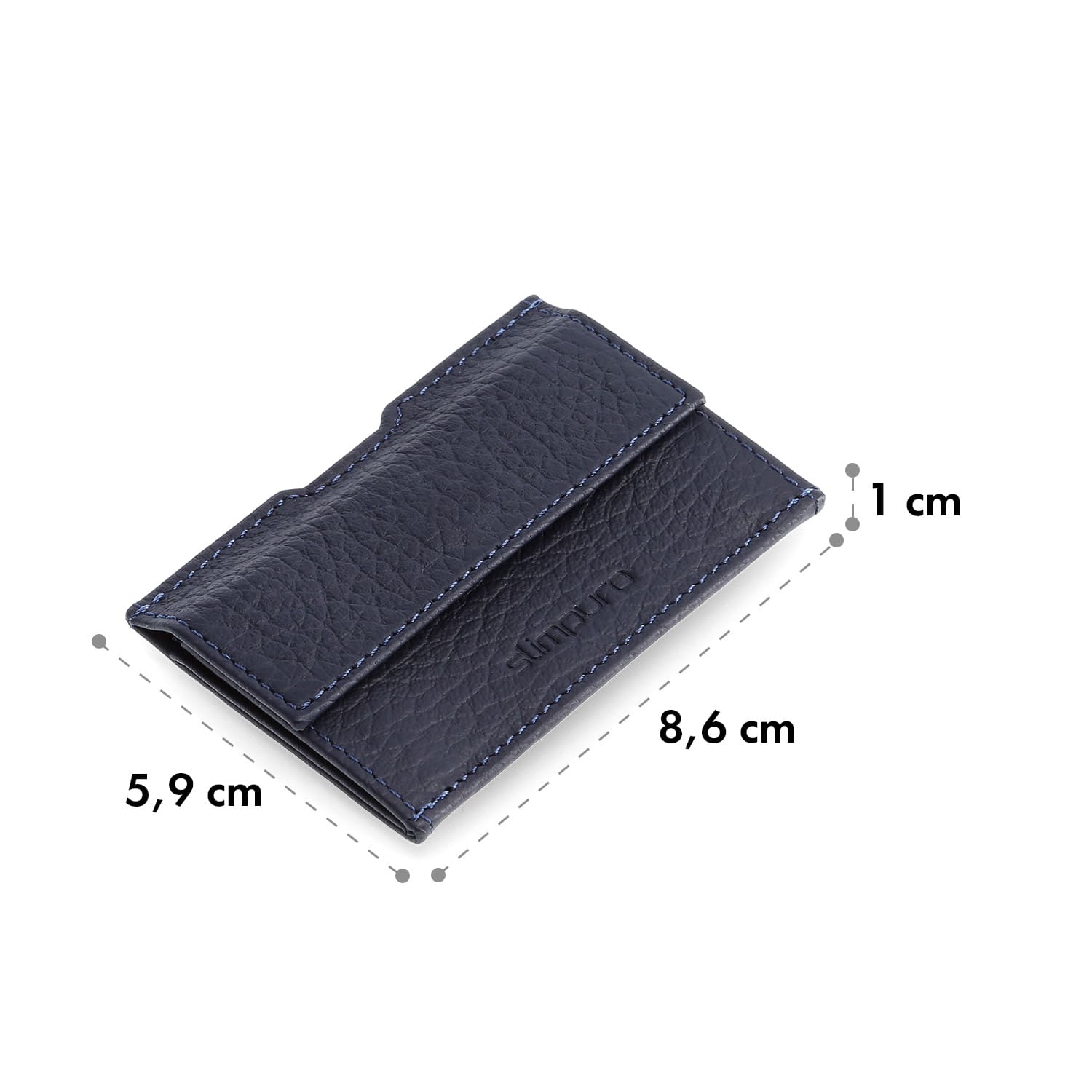 Coin Pocket com cartão de proteção RFID para ZNAP Slim Wallets 8 e 12 e botão de pressão  granenciado | Antracite