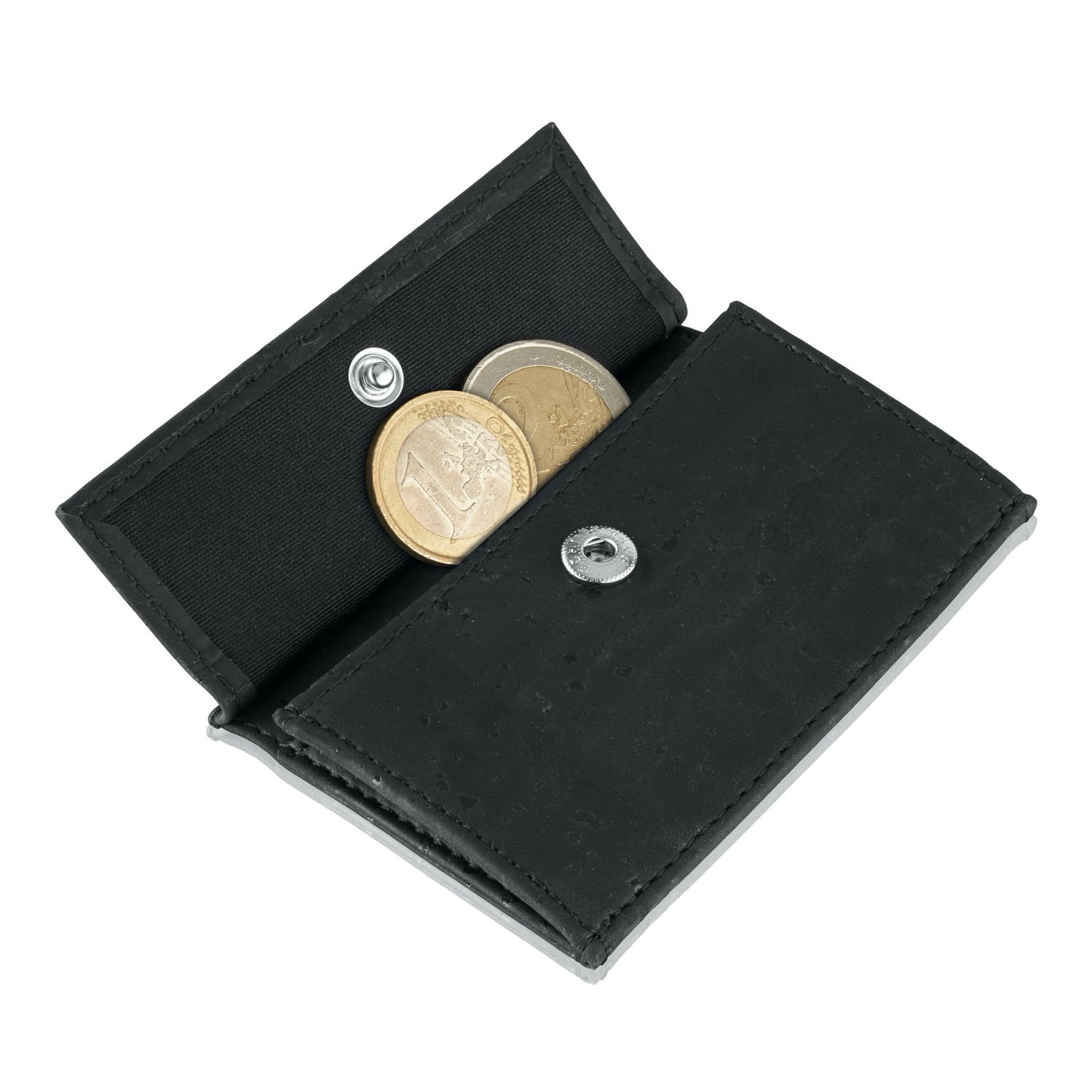 Coin Pocket z zaščitno kartico RFID za ZNAP Slim Wallets 8 in 12, spenjalni gumb  