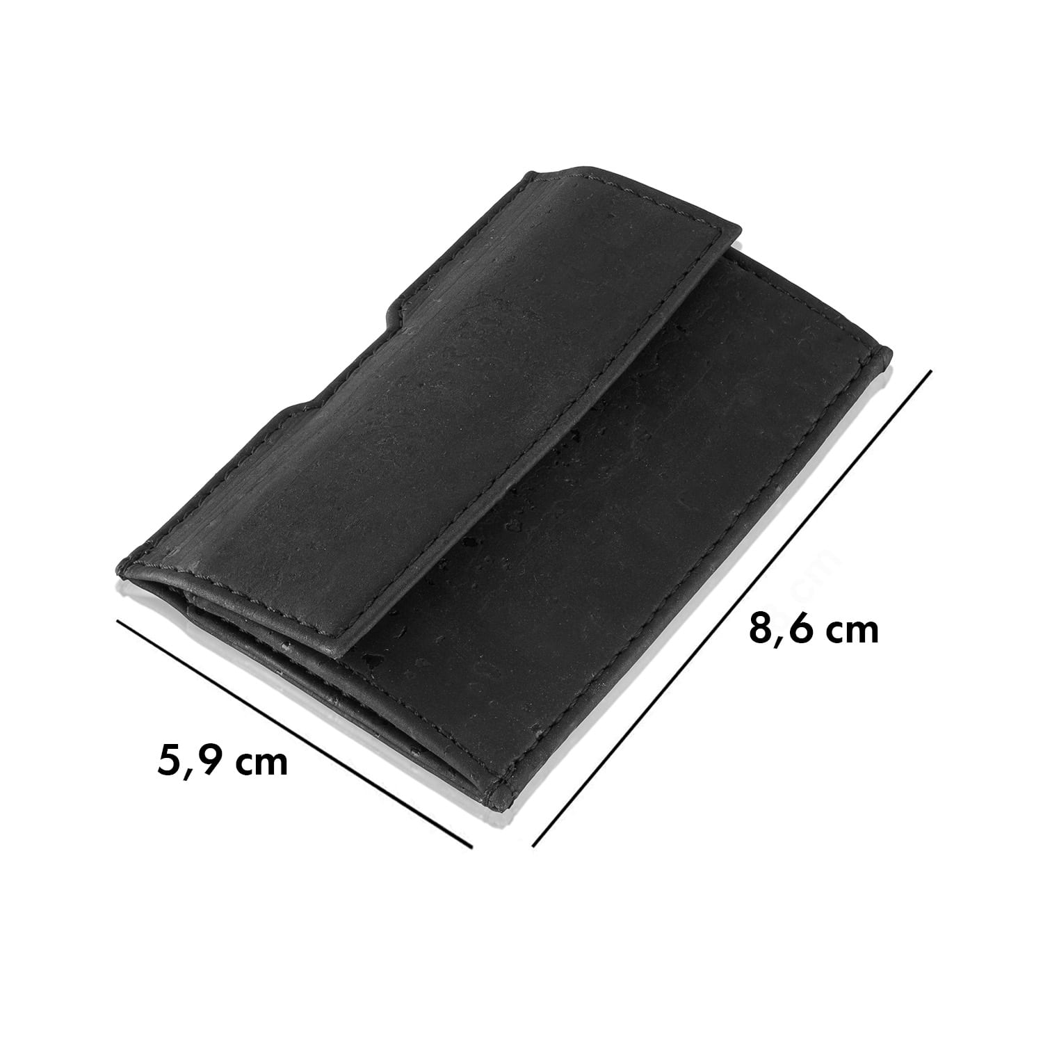 Coin Pocket z zaščitno kartico RFID za ZNAP Slim Wallets 8 in 12, spenjalni gumb  