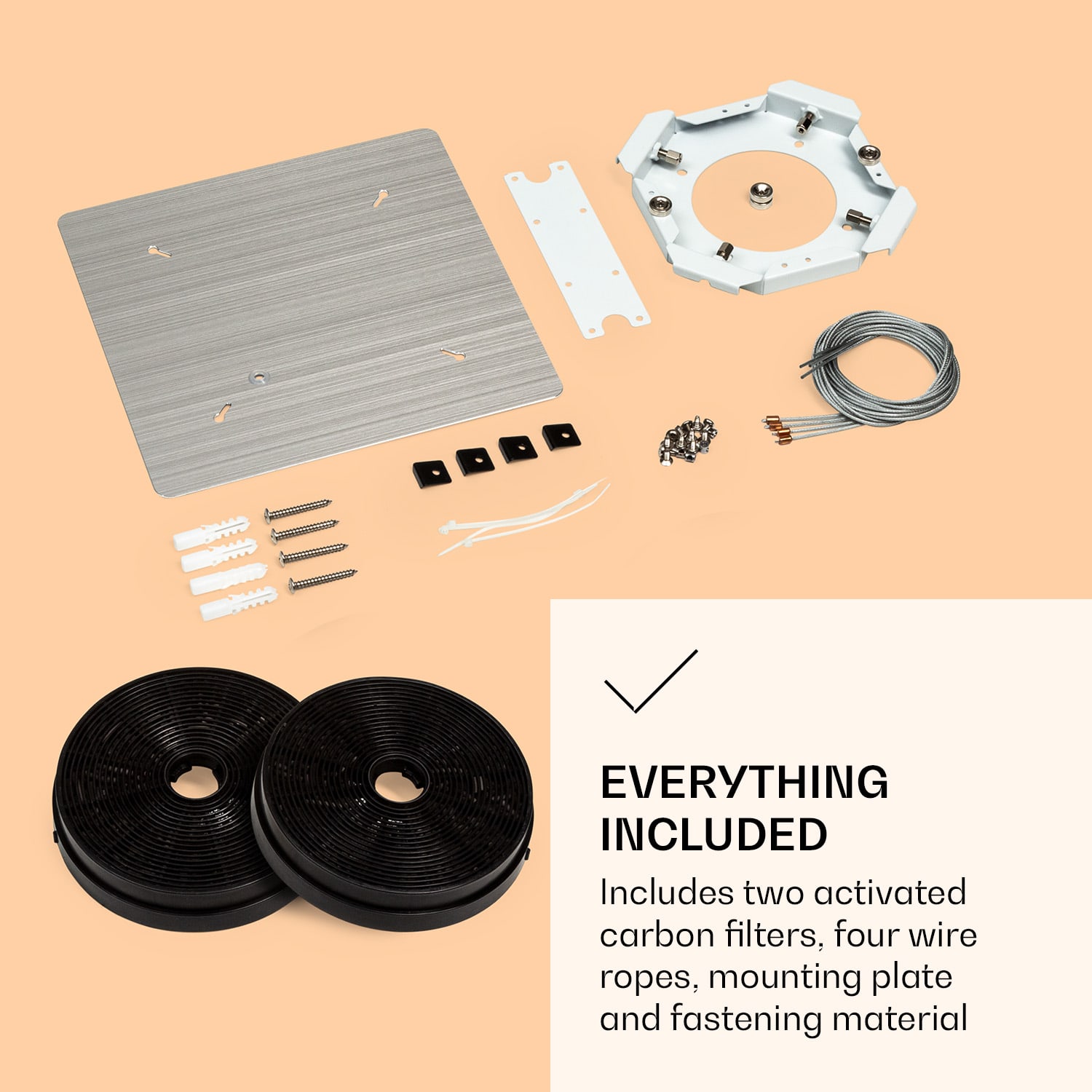 Futurelight Smart, Островен абсорбатор, Рециркулация, 420m³/h, LED, неръждаема стомана 