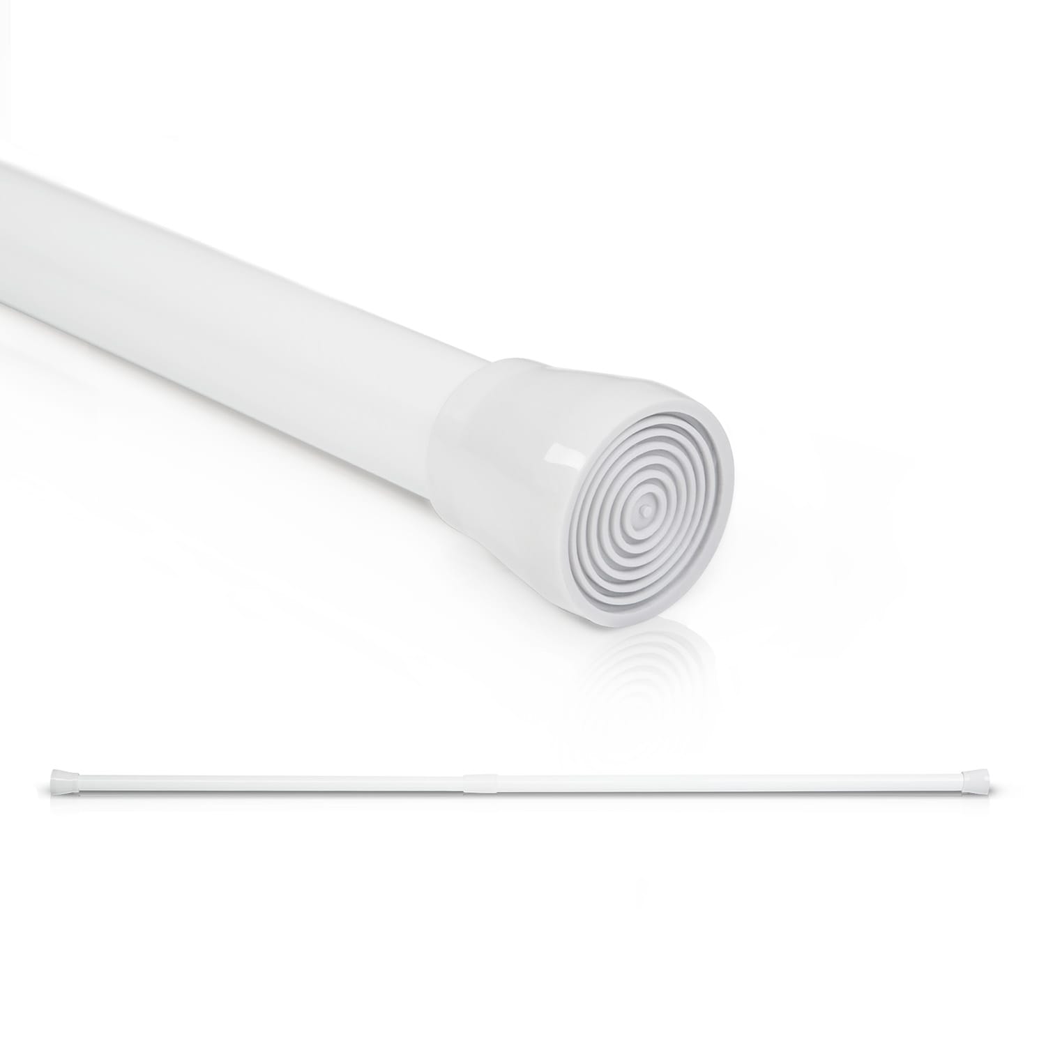 Stamina L, teleskopická tyč, na sprchový závěs, 110-200 cm, protiskluzová L | Bílá