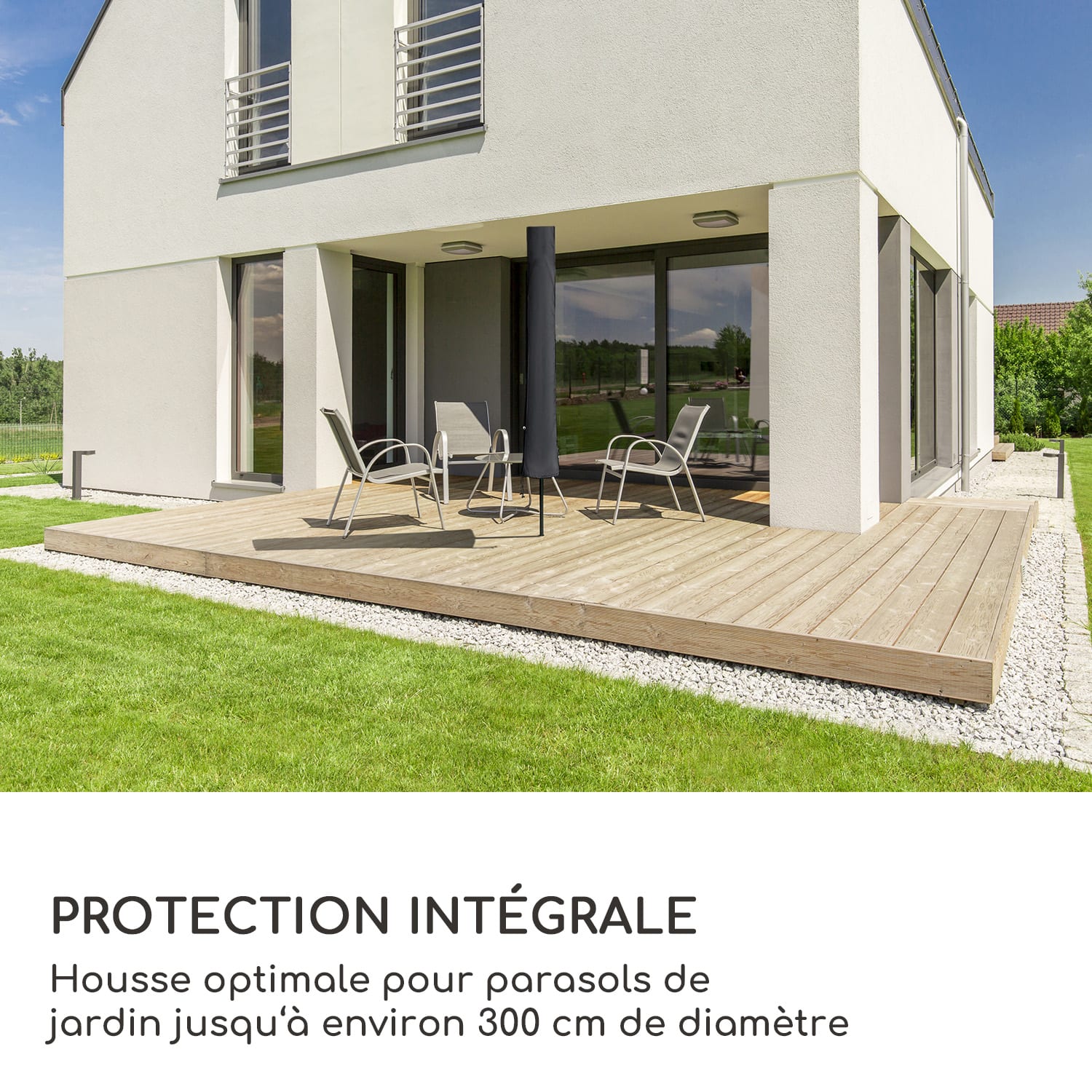 Shield Premium beschermhoes parasol tot Ø 300 cm UV-bestendig 