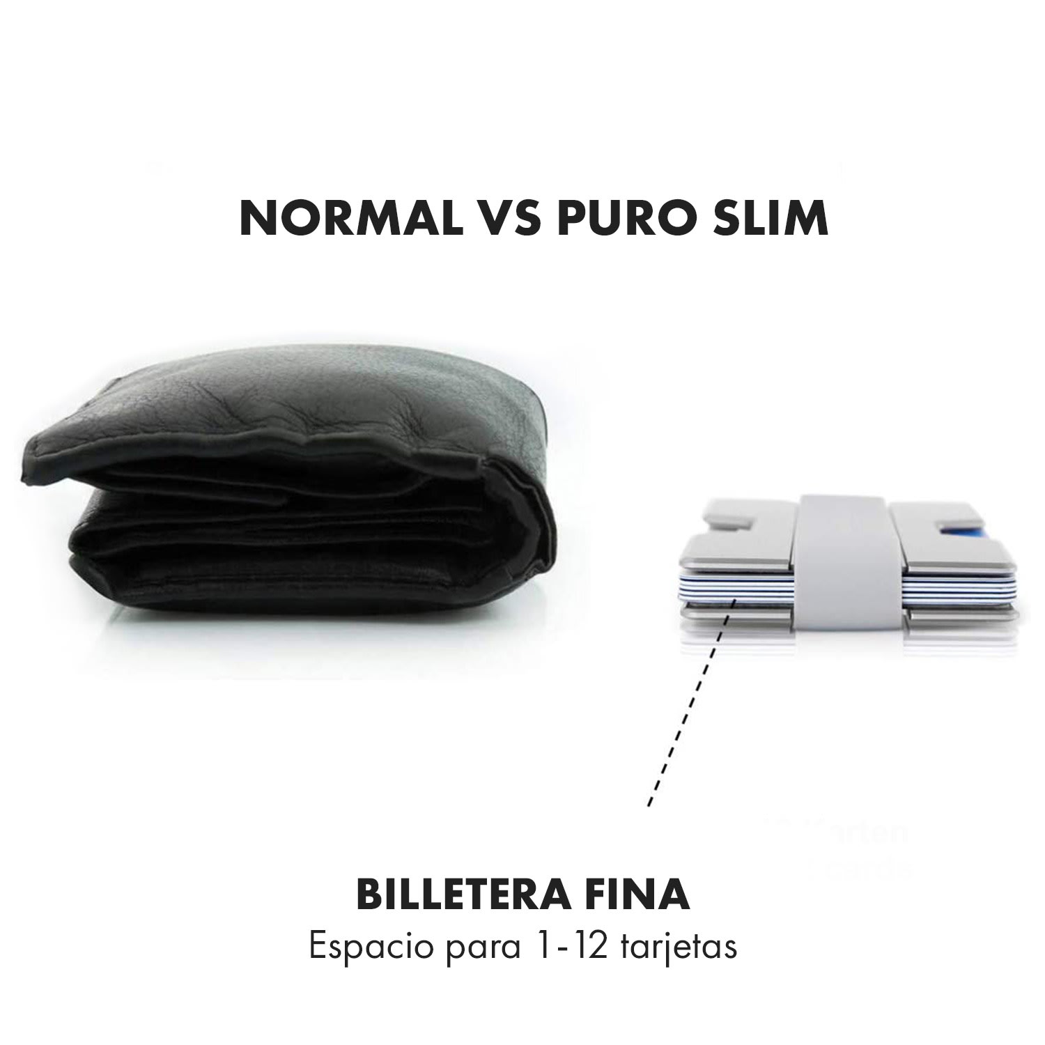 NANO Slim Wallet cartera extraplana 12 tarjetas compartimento para monedas aluminio Gris Oscuro