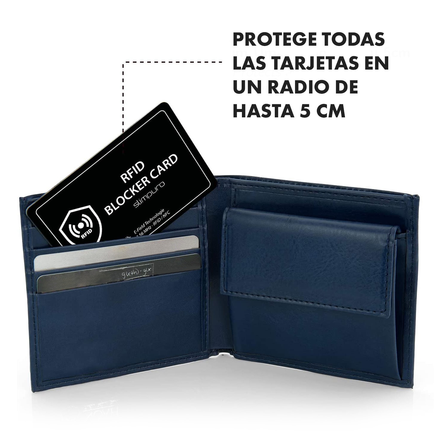 Tarjeta de bloqueo RFID con señal de interferencia NFC formato de tarjeta de crédito ultrafina Negro
