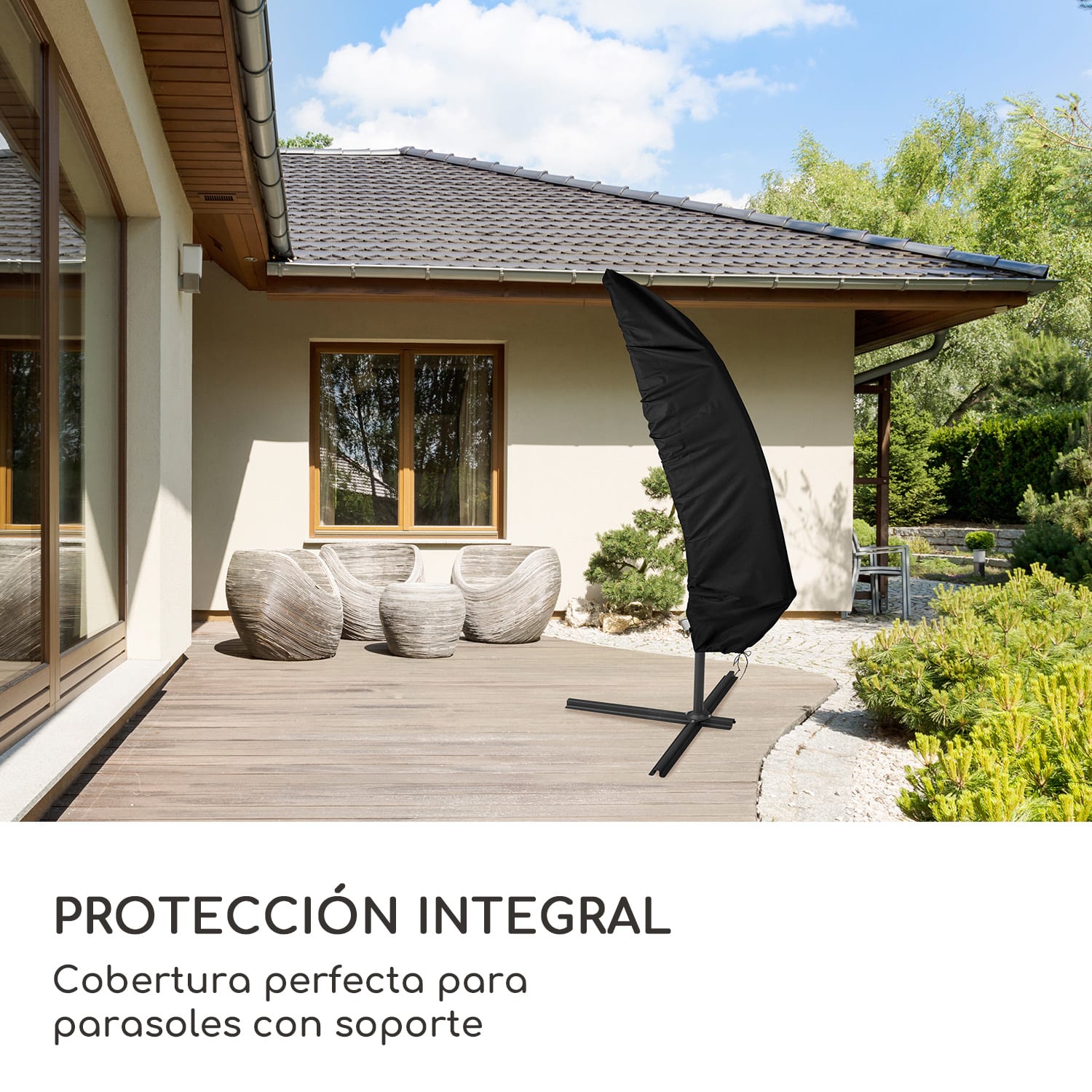 Shield Cantilever Funda protectora para parasol 200 - 400 cm de diámetro resistente a los rayos UV 