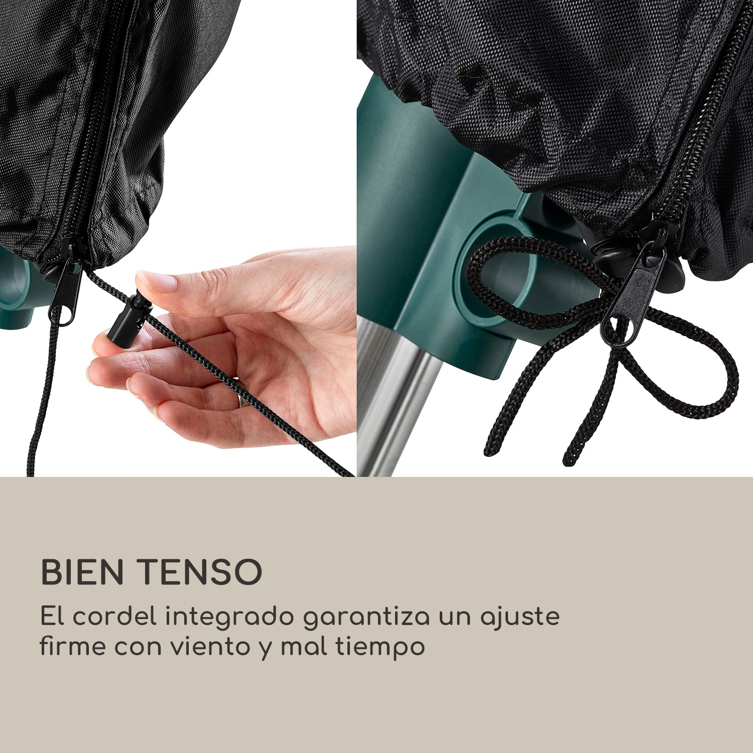 Shield Drying Rack Funda de protección para tendederos repelente al agua resistente a los rayos UV Drying Rack | Negro