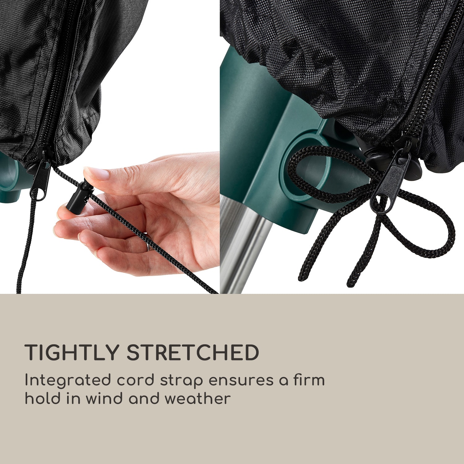 Shield droogrek beschermhoes droogmolen waterafstotend UV-bestendig Drying Rack | Zwart