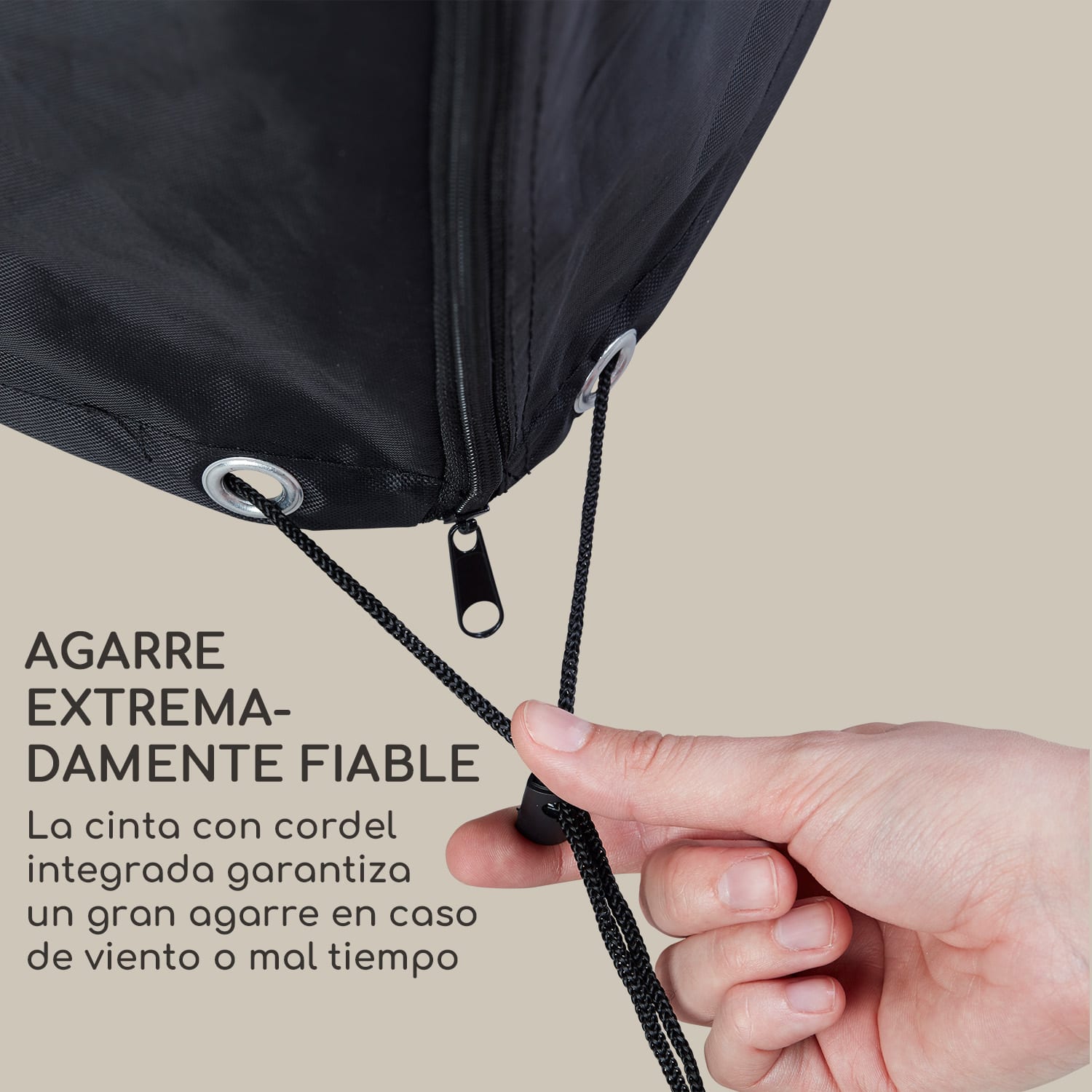 Funda protectora Grandeur para silla de playa de poliéster extra repelente al agua y resistente a los rayos UV 