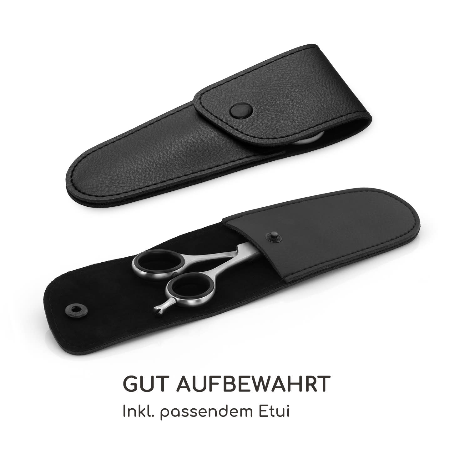 Visionaire Premium Haarschneideschere extra scharf inkl. Scherenetui 