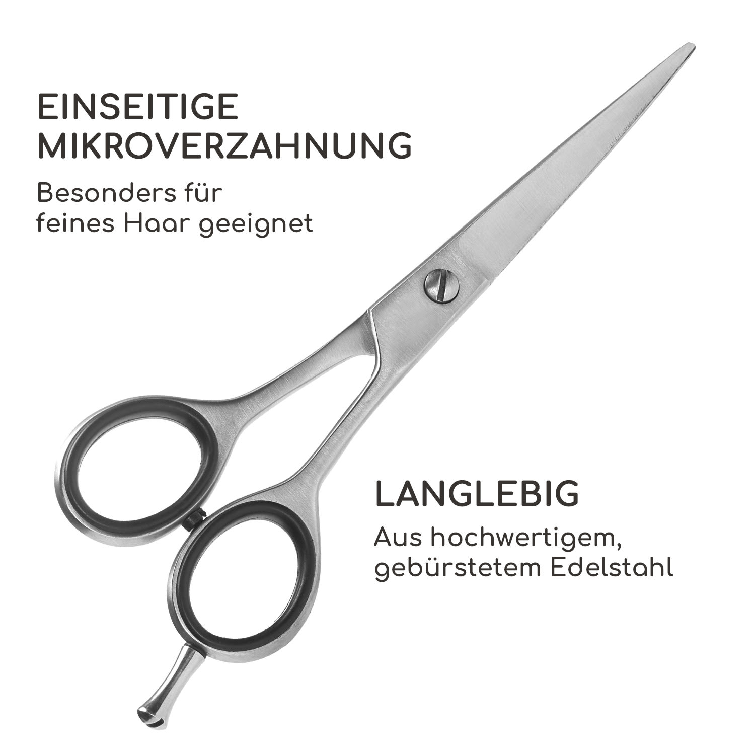 Visionaire Premium Haarschneideschere extra scharf inkl. Scherenetui 