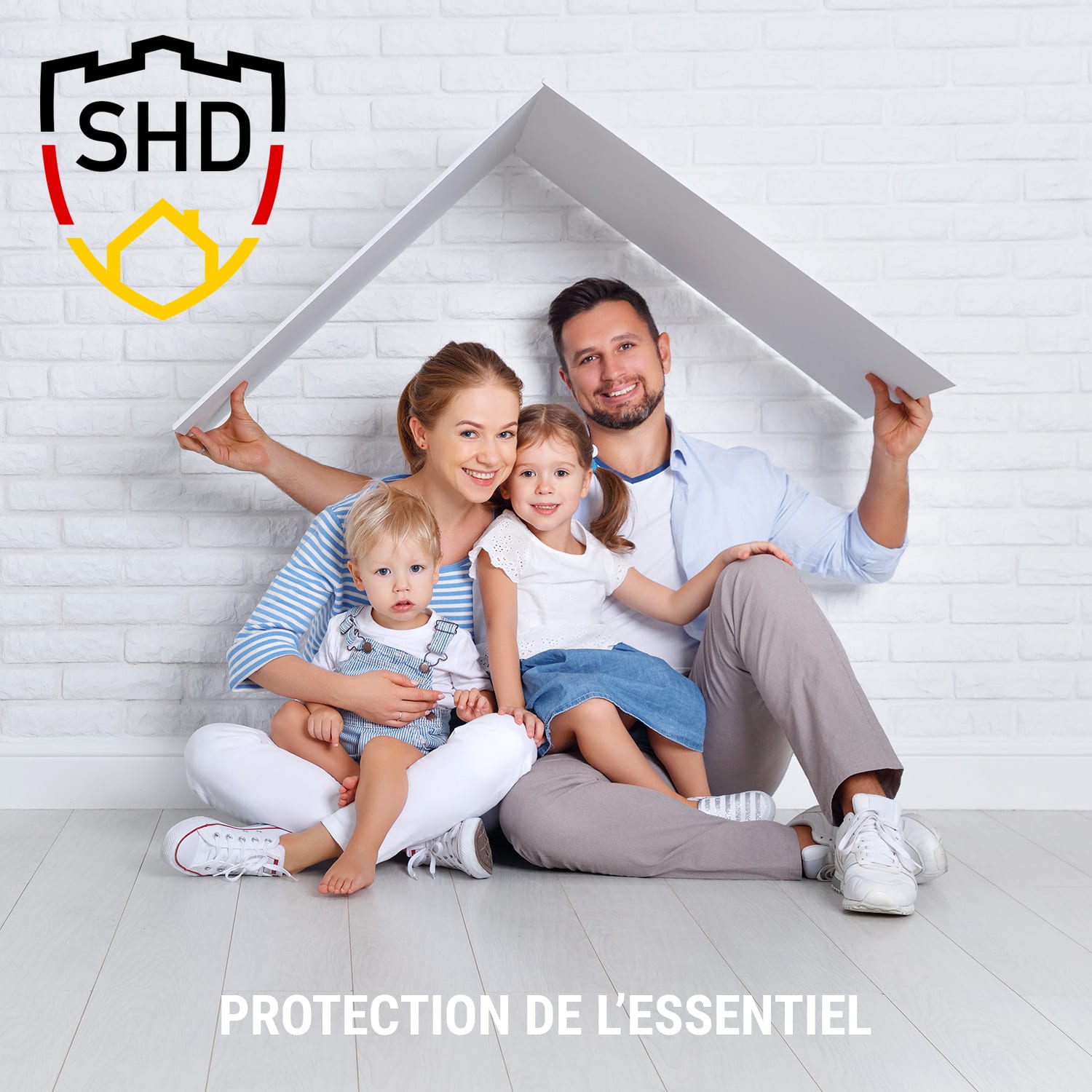 Détecteur de fumée DOF19 Plastique Signal d'avertissement : 85 dB alimenté par pile 9V ensemble de 1