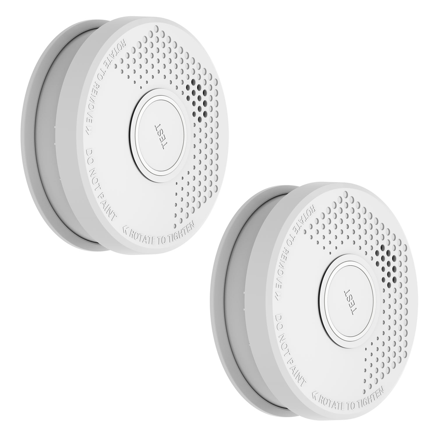 DOF19, детектор за дим, пластмасов, сигнал за аларма: 85 dB 9V, батерия 2er-Set