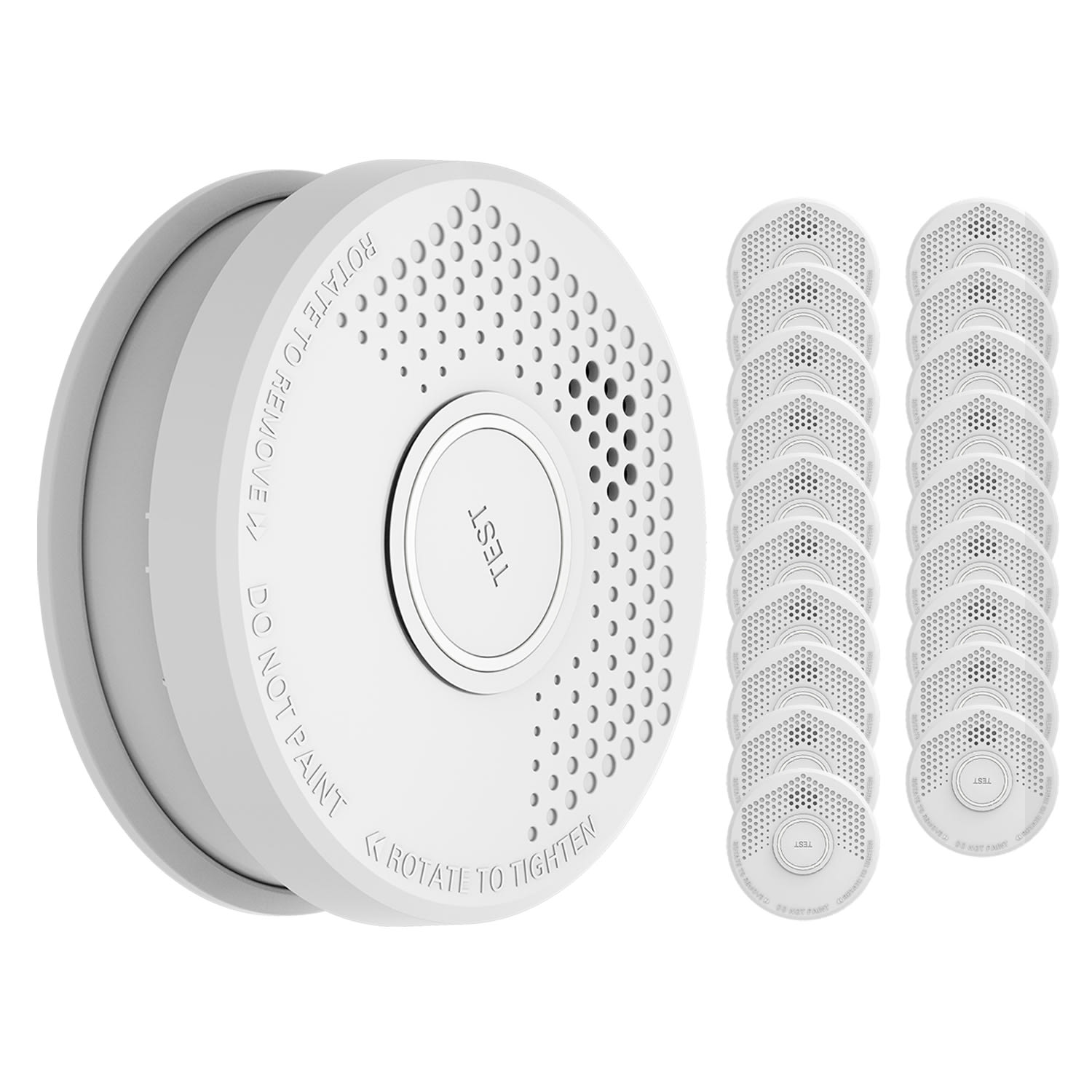 DOF29, Detektor kouře, plast, výstražný signál: 85 dB, 9V na baterie 