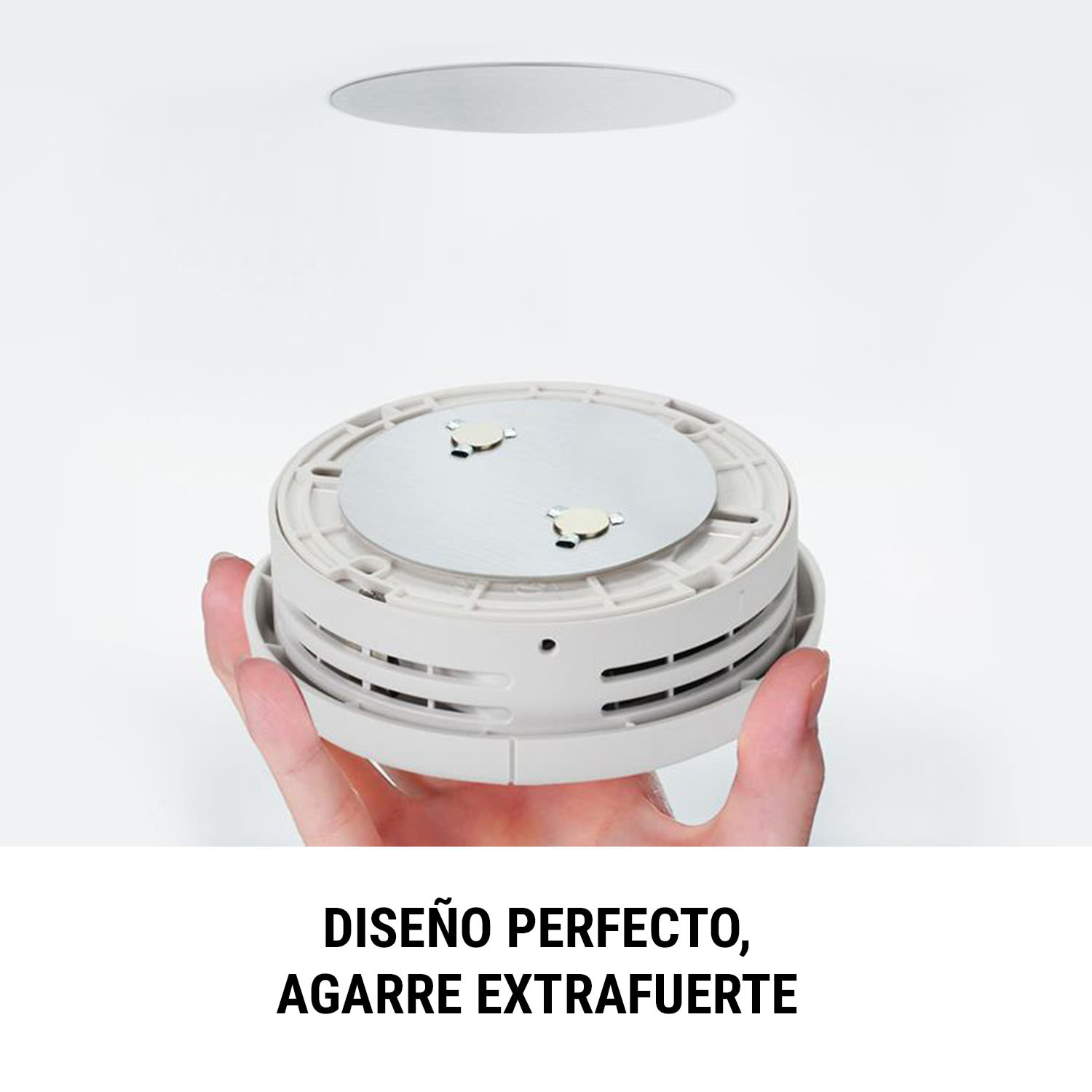 Magnetic Mount Soporte magnético para detectores de humo a partir de 7 cm Ø Autoadhesivo 3er-Set
