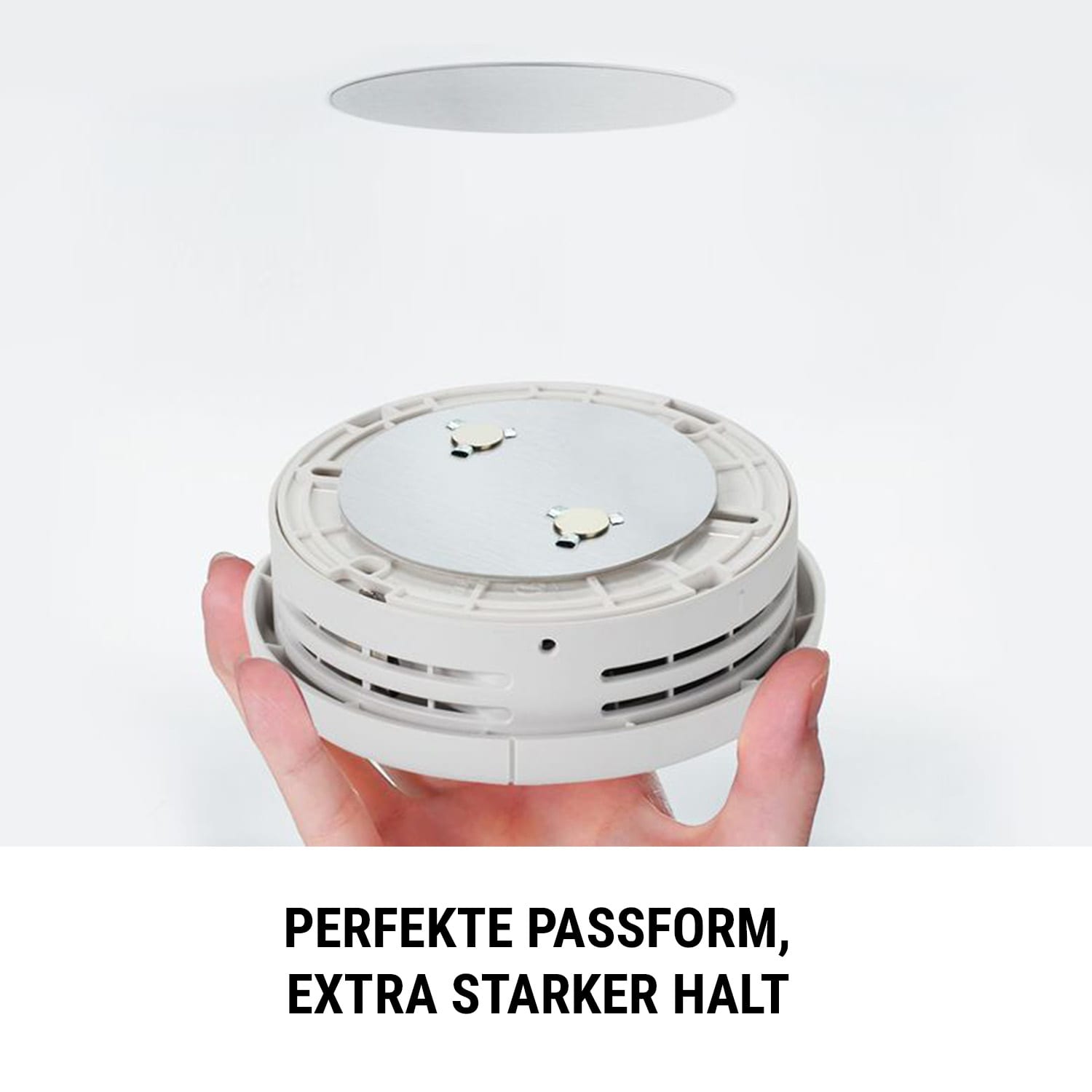 Magnetic Mount Magnethalterung für Rauchmelder ab 7 cm Ø selbstklebend 20er-Set