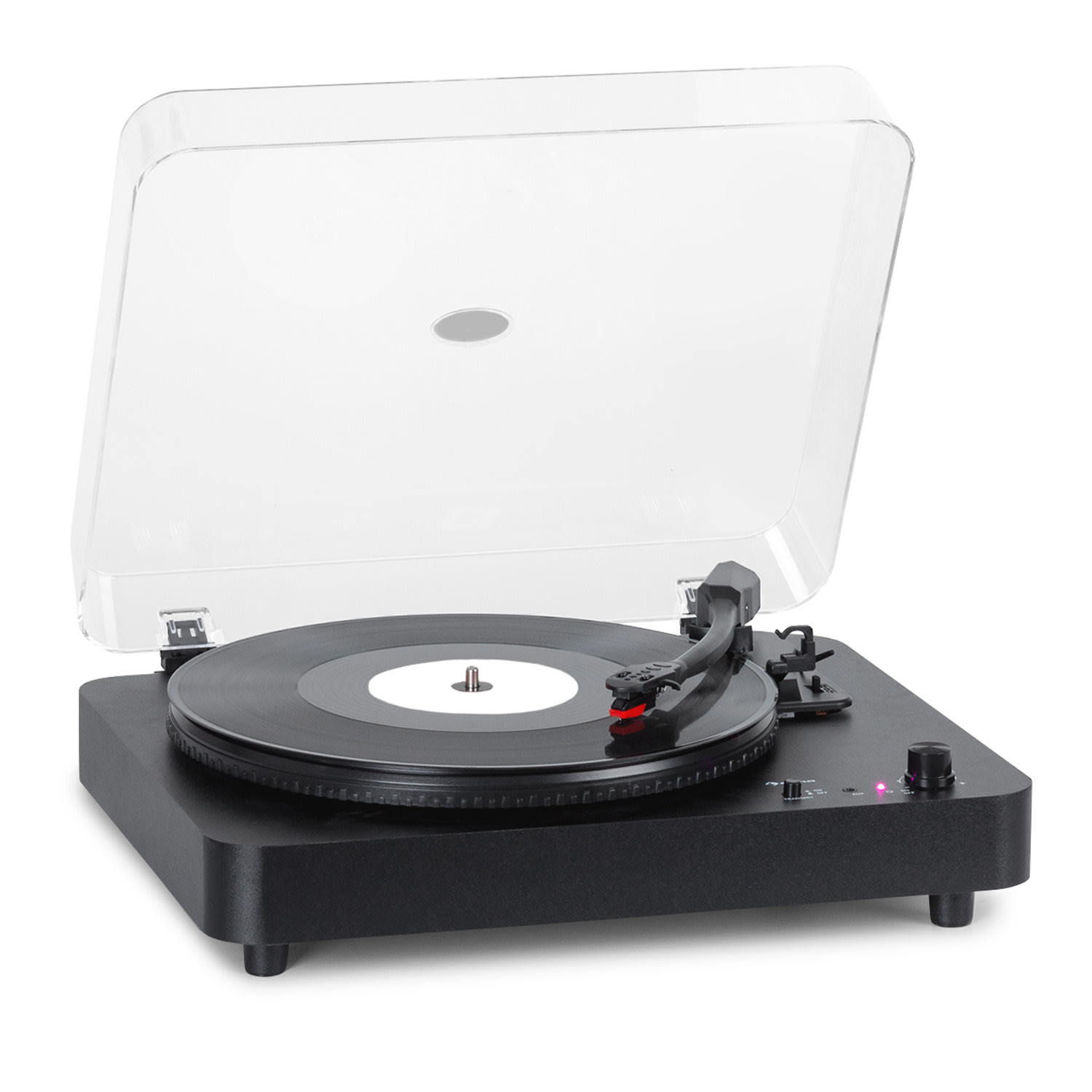 Gramofon TT-Classic Light, pokrywa chroniąca przed kurzem, Bluetooth, 33/45/78 obr./min Black Wood