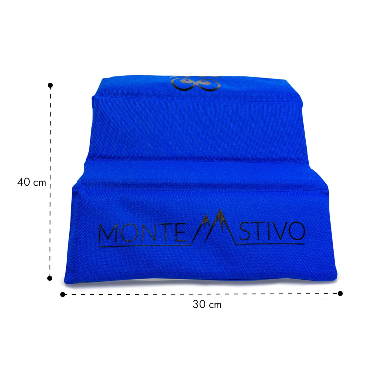 Aspern, suport pentru scaun, 30 × 40 cm, pliabil, țesătură din poliester, inclusiv capac de protecție Albastru electric