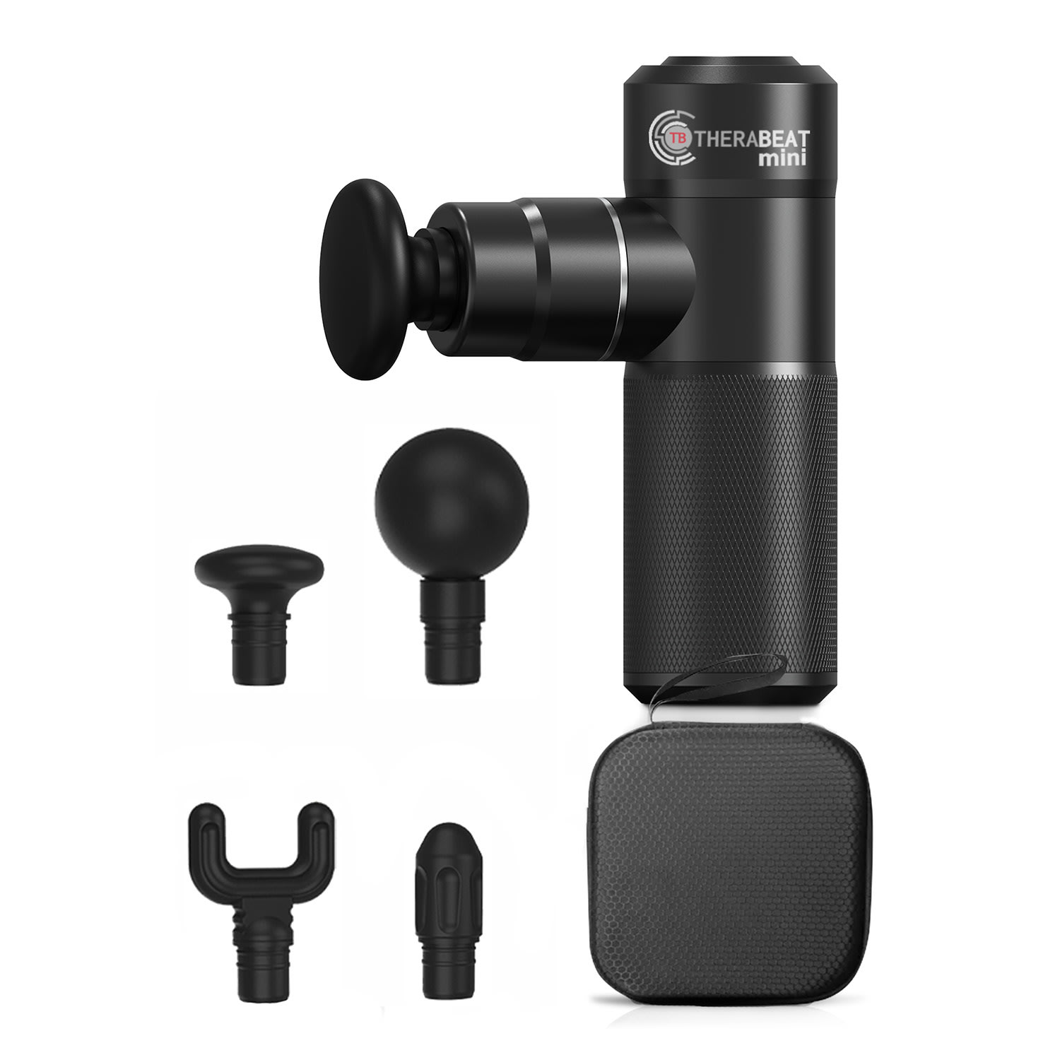 Tofta Mini Massager, masszázs pisztoly, alumínium, 50 W, flowglide, 1500 - 3500 fordulat/perc 