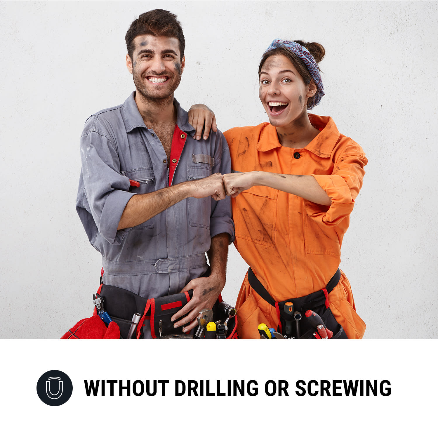 Mount Mini, Magnetický držiak pre detektory dymu od Ø 5 cm, samolepiaci 1er-Set