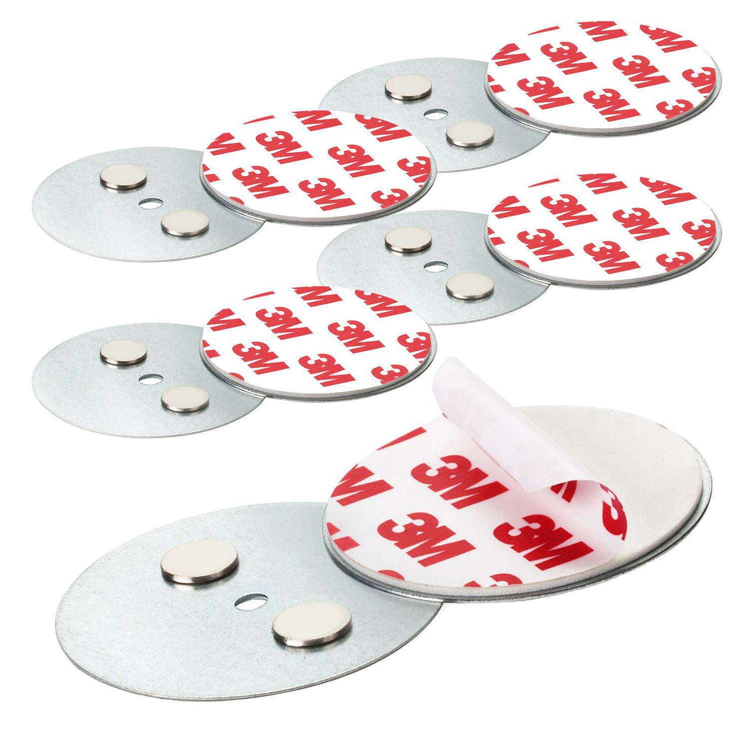 Mount Mini, Magnetický držiak pre detektory dymu, od Ø 5 cm, samolepiaci 5er-Set