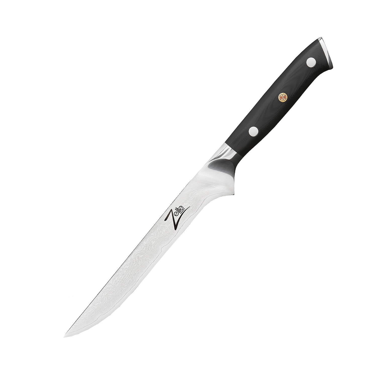 Alpha-Royal Japanese, nóż do trybowania, 6", stal damasceńska Boning knife