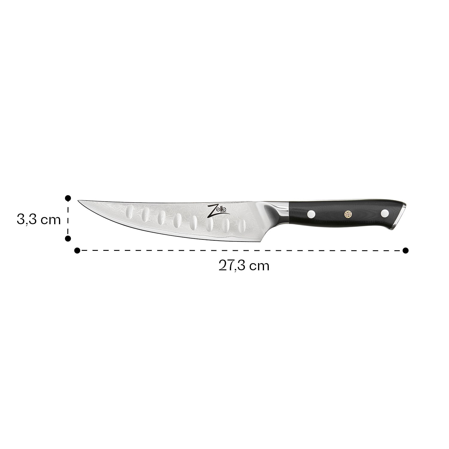 Cuchillo para deshuesar de 6" serie japonesa Alpha-Royal acero de Damasco japonés AUS10 Fillet knife