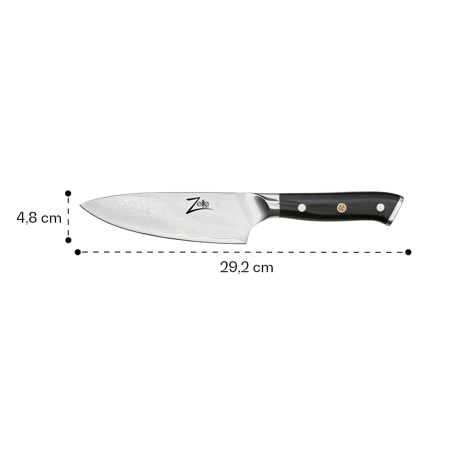 Alpha-Royal Japanese Series, 6" nůž šéfkuchaře, damašková ocel 6" Kuchařský nůž