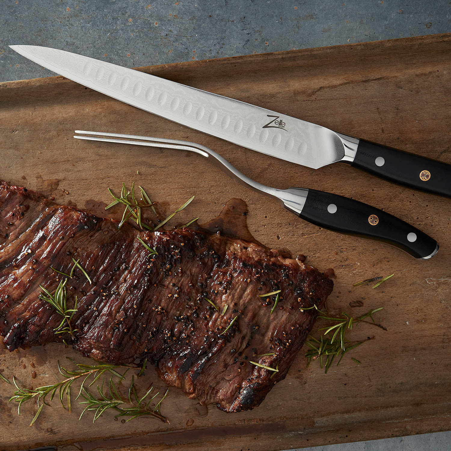 Alpha-Royal japanska serija, pribor za jelo od 10 ", damast čelik Slicing knife