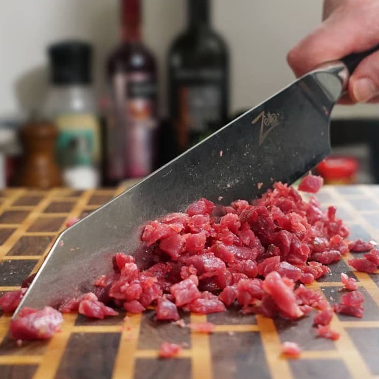 Alpha-Royal Japanese Serie 9" Kiritsuke Messer Damaszener-Stahl Kritsukemesser