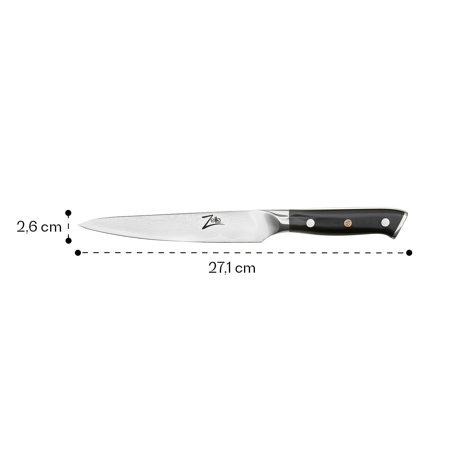 Japanska serija Alpha-Royal, 6" univerzalni nož, damast čelik, 67 slojeva Utility knife