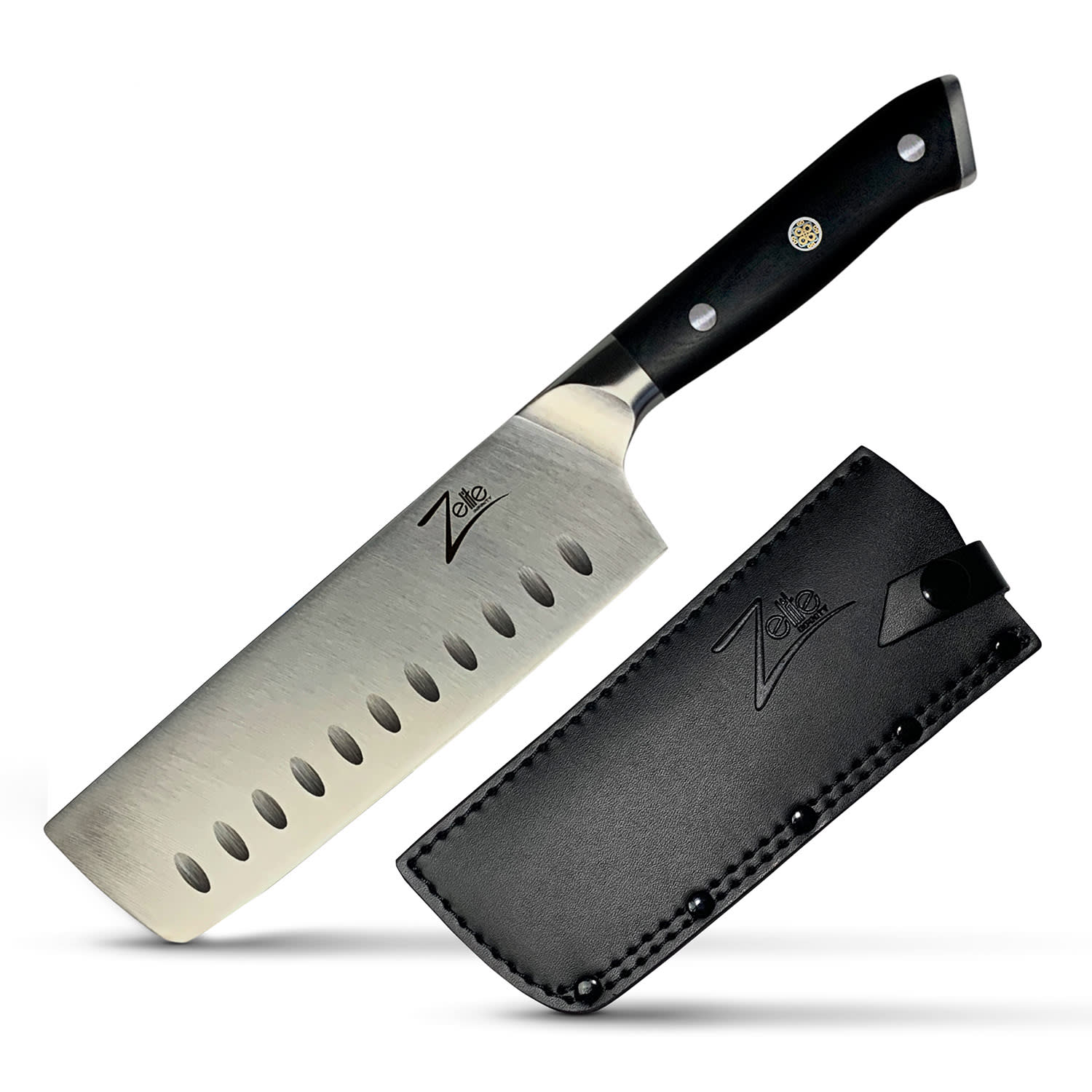 Alpha-Royal German, nóż Nakiri, 7", 56 HCR, stal szlachetna Nakiri knife
