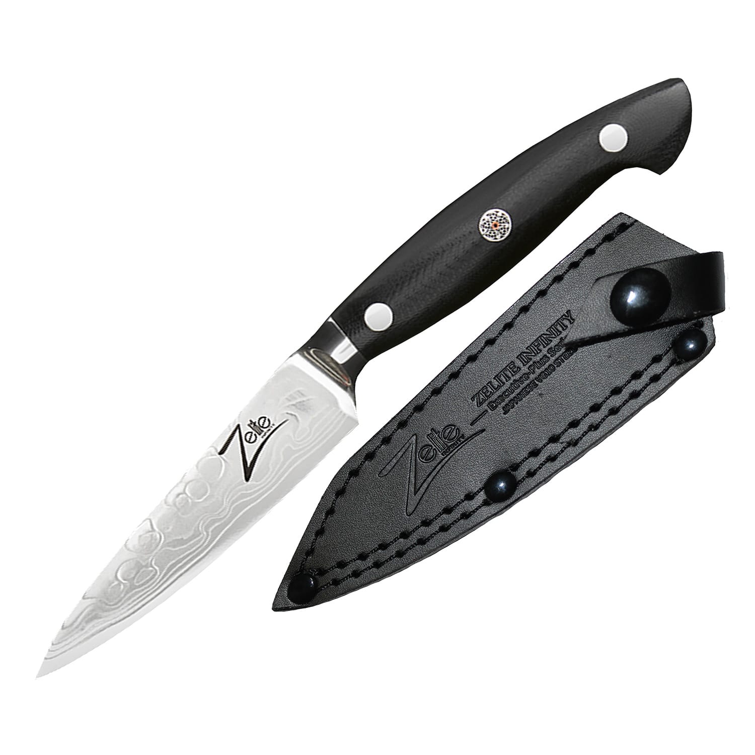Cuchillo para pelar de 4,25" de la serie Executive-Plus de acero inoxidable de 61 HRC Paring knife