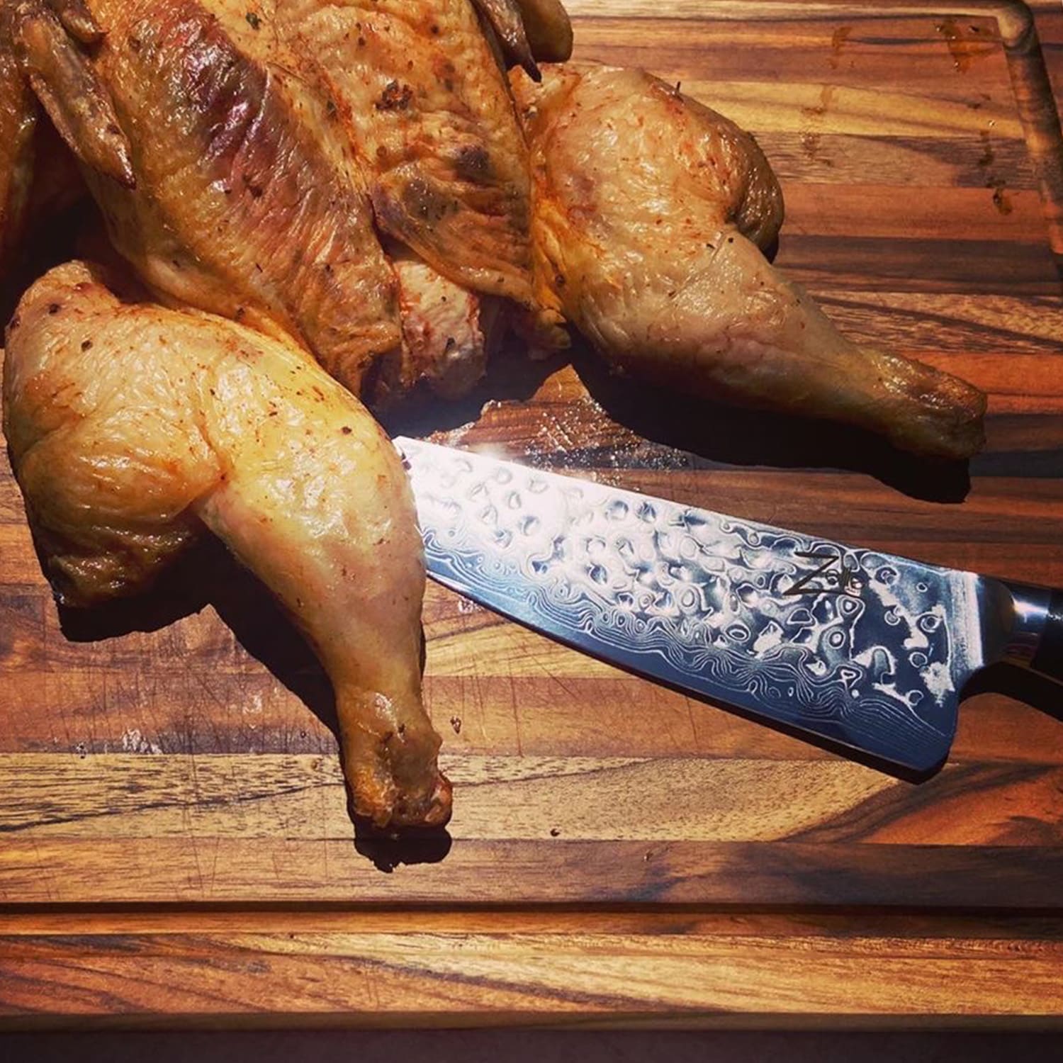 Executive-Plus, 8" prémium szakácskés, 61 HRC damaszkuszi acél 8" Celebrity Chef kése