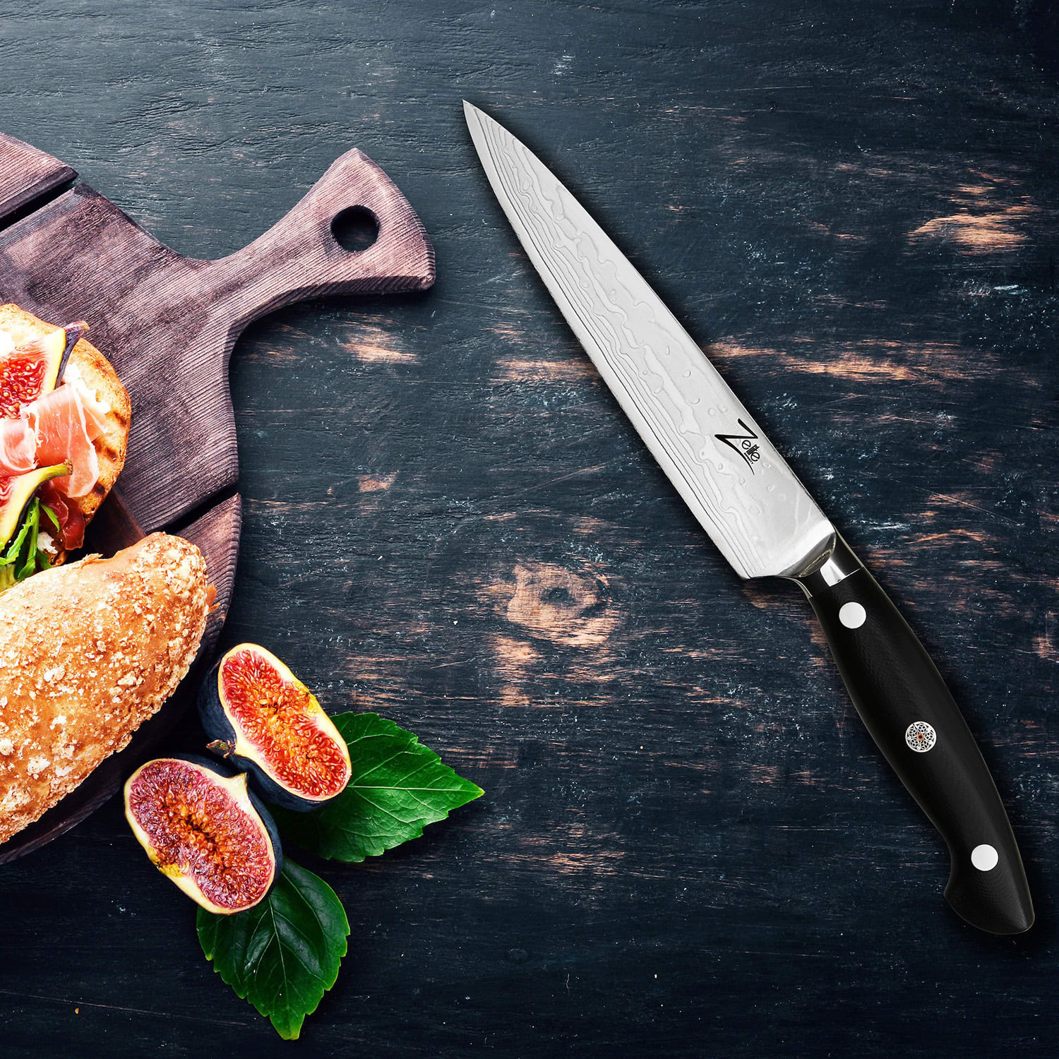 Seria Executive-Plus, cuțit universal de 6", oțel damasc 61 HRC Utility knife