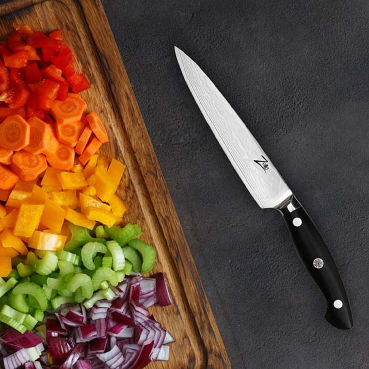 Seria Executive-Plus, cuțit universal de 6", oțel damasc 61 HRC Utility knife