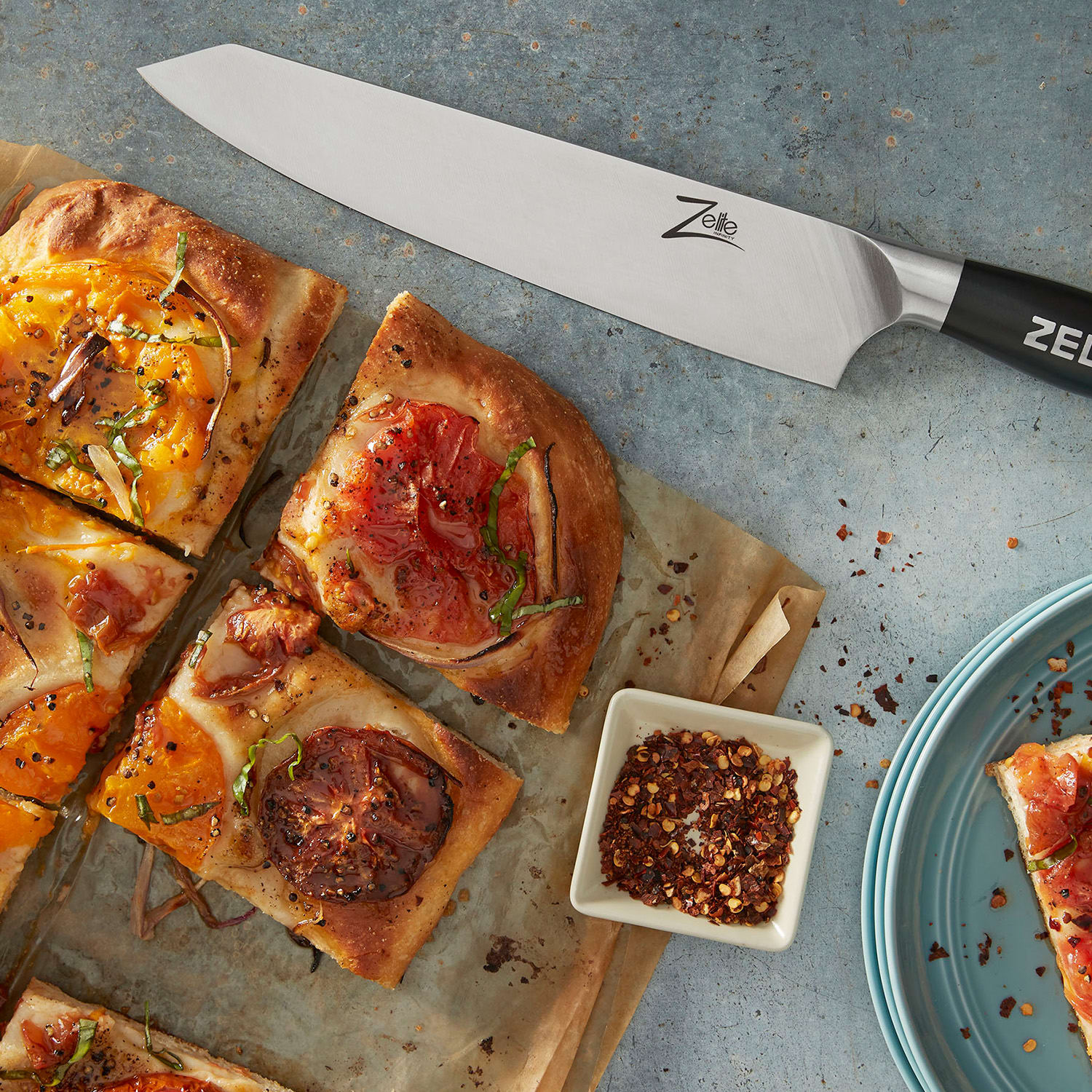 Comfort Pro serija, 9 "kiritsuke nož, 56 HRC, nerjaveče jeklo Critical knife