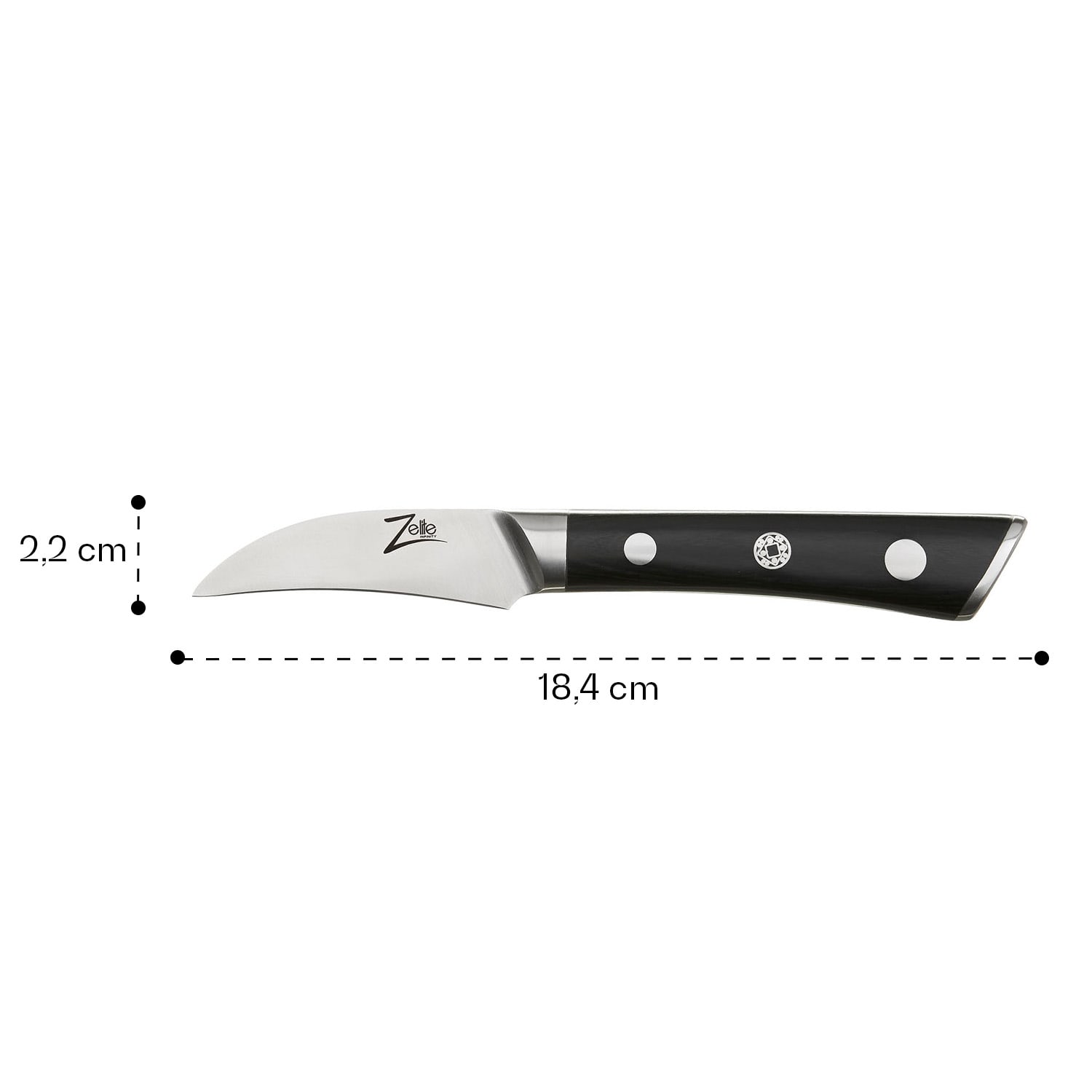 Faca de corte de 2,75" Razor-Edge Serie 59 HRC aço inoxidável Honing knife
