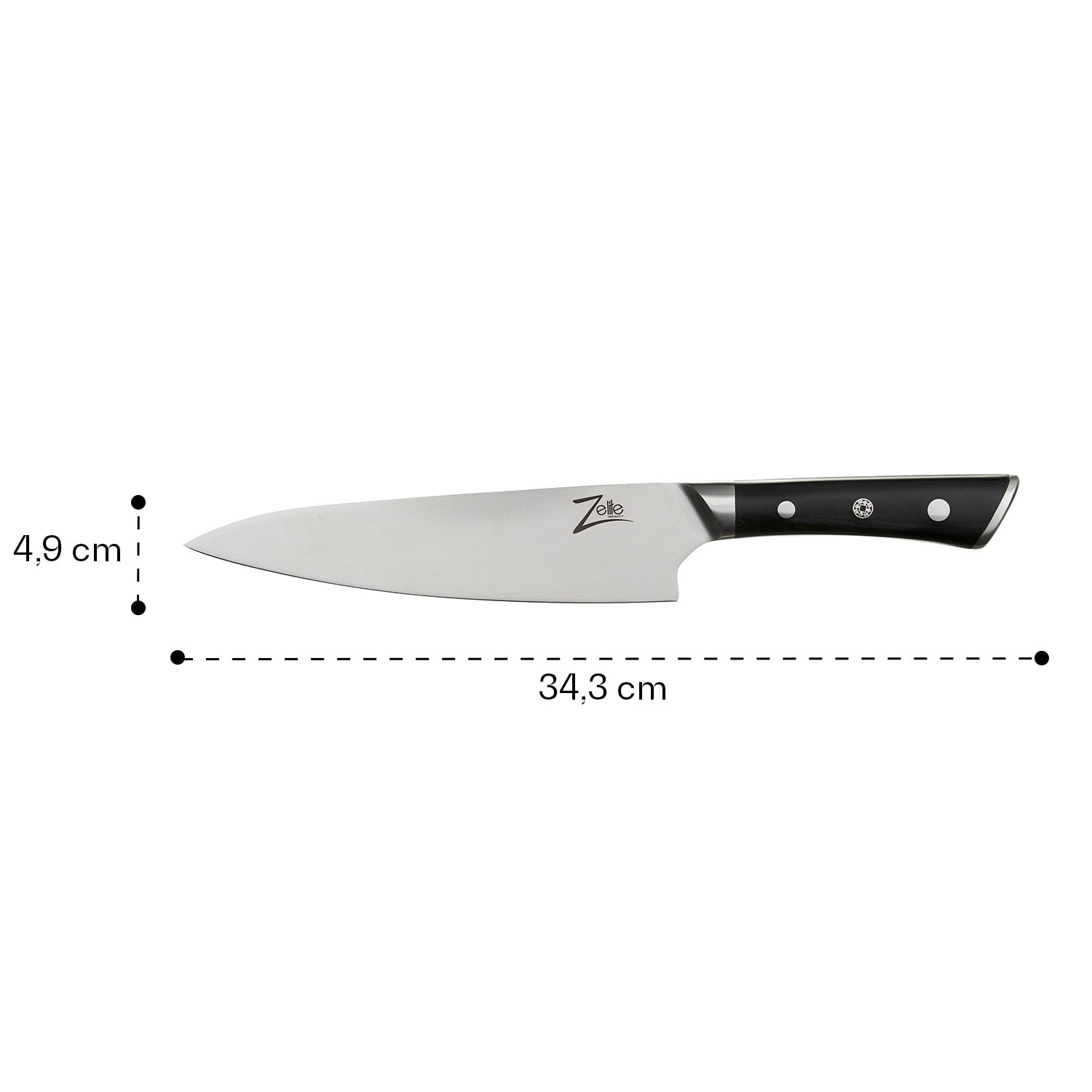 Razor-Edge Series 8" Kitchen Knife 59 HRC Stainless Steel Chef's knife