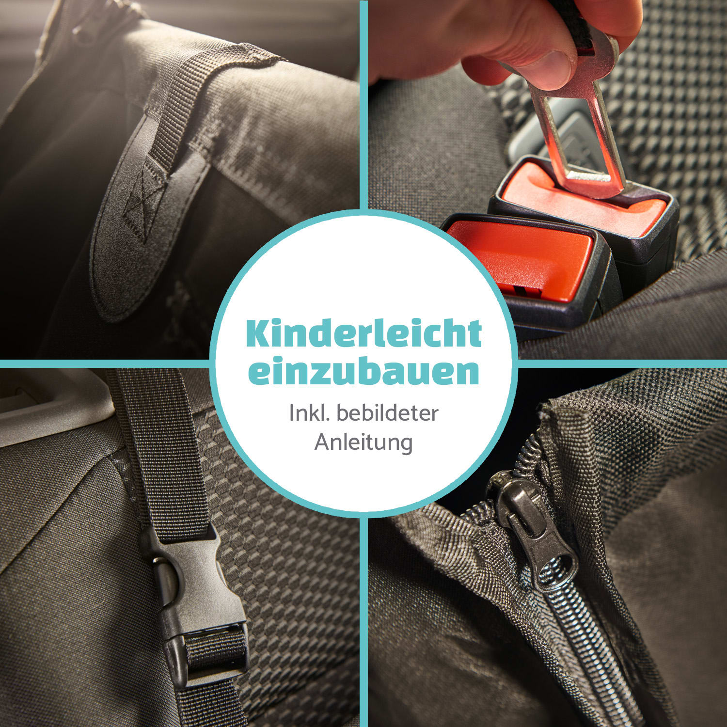 Rocky Hundeautositz Polyester Anschnallgurt faltbar flexibel  