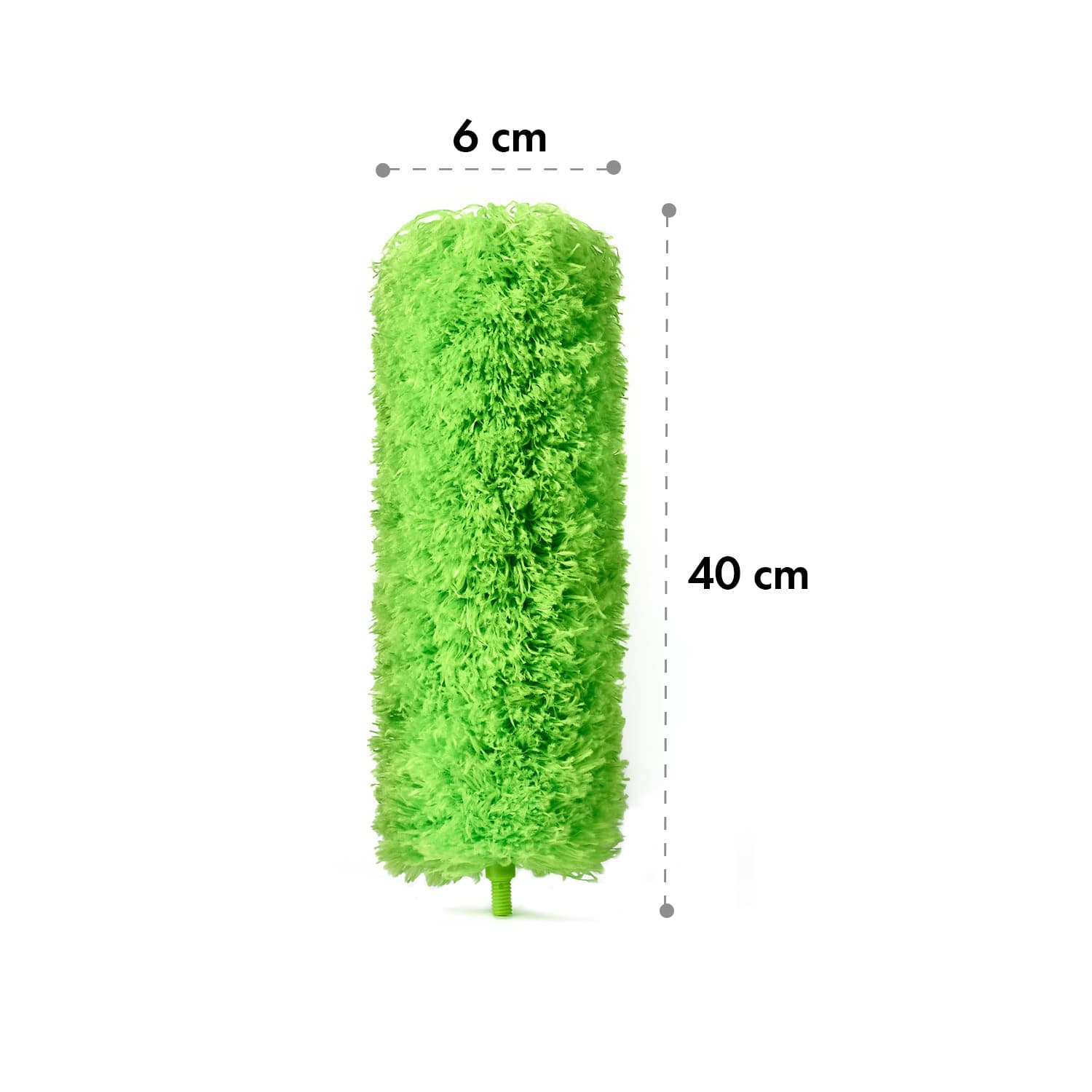 wish Ersatz-Staubköpfe 2er-Set Mikrofaser 360° Kopf wiederverwendbar