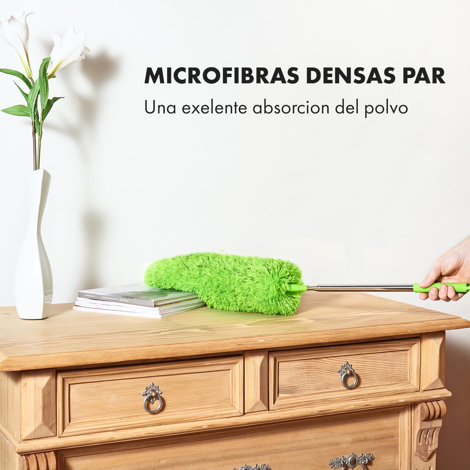 Cabezales de repuesto para el polvo Swish, juego de 2 cabezales de microfibra de 360° reutilizables 