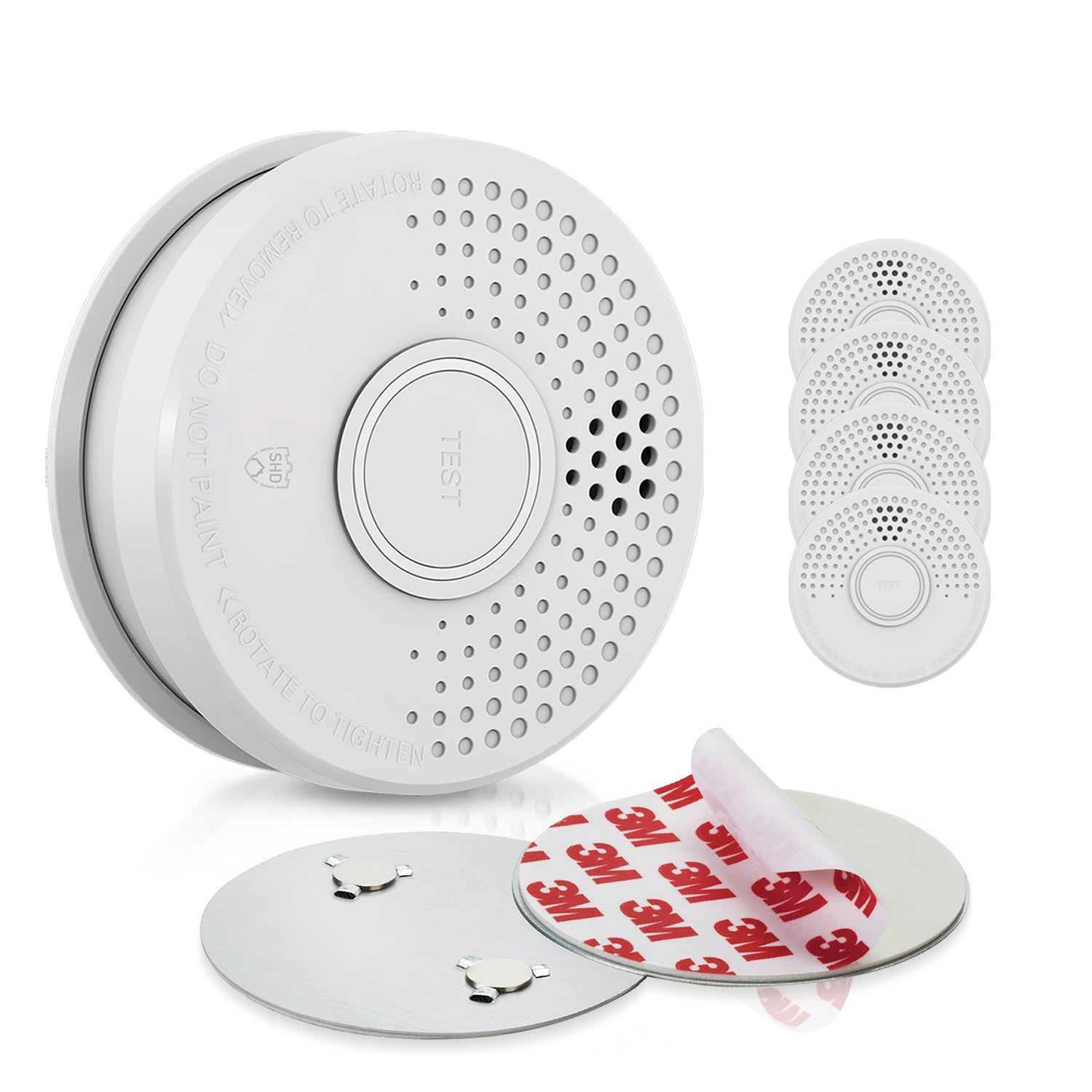 DOF39, Füstérzékelő, Magnetic Mount mágneses tartóval készletben 5er-Set