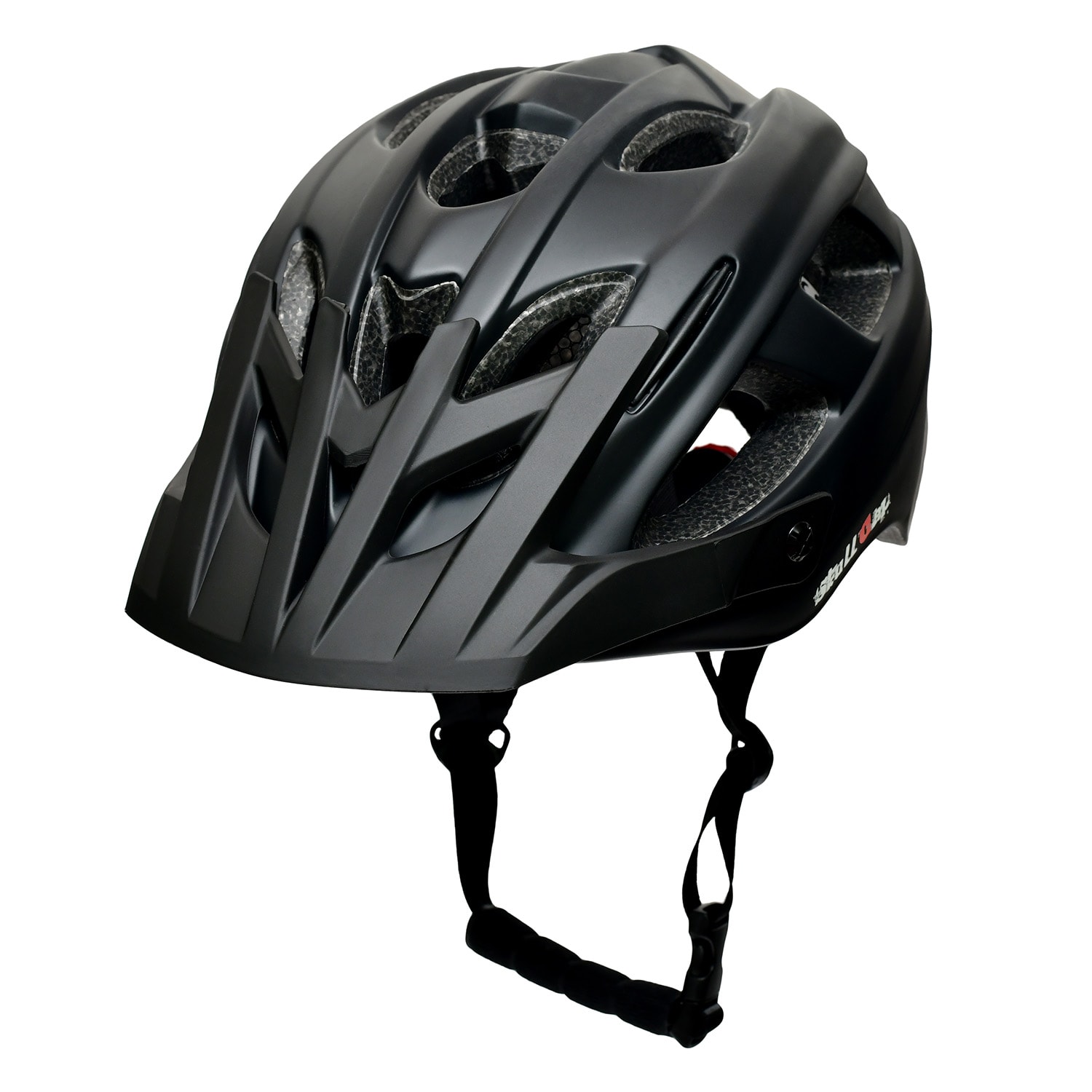 Kask rowerowy, poliwęglan, regulacja rozmiaru, dobra wentylacja średnie | Czarny