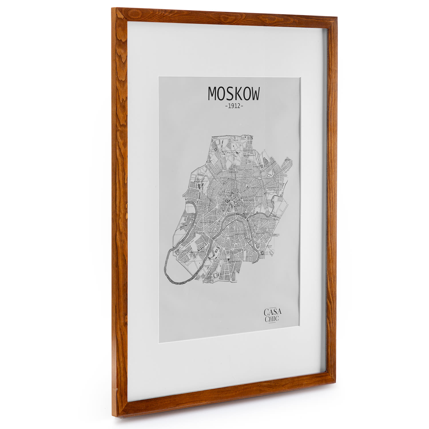 Kenton fotolijst rechthoekig A1 passe-partout plexiglas Rozenhout