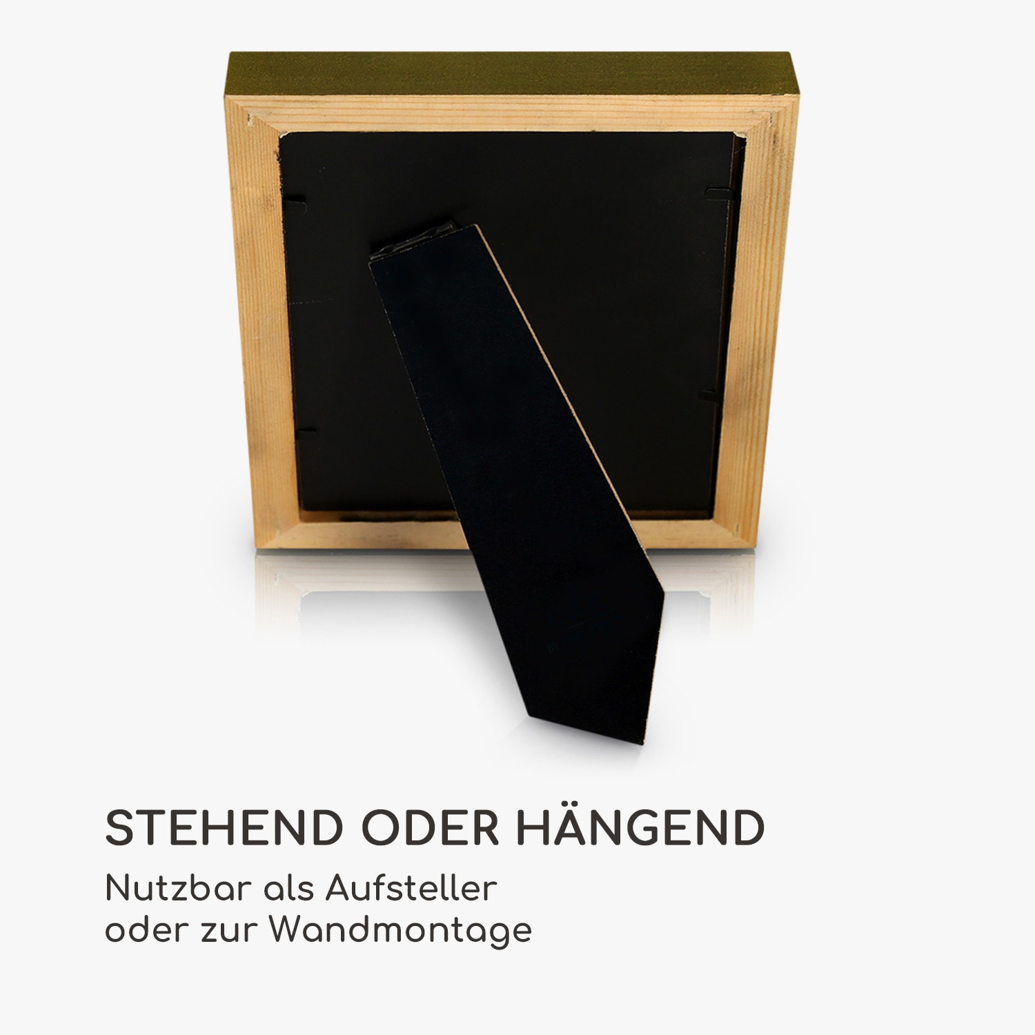 Lancaster Bilderrahmen rechteckig 17 x 12 cm Fotos   Passepartout Holz Gold