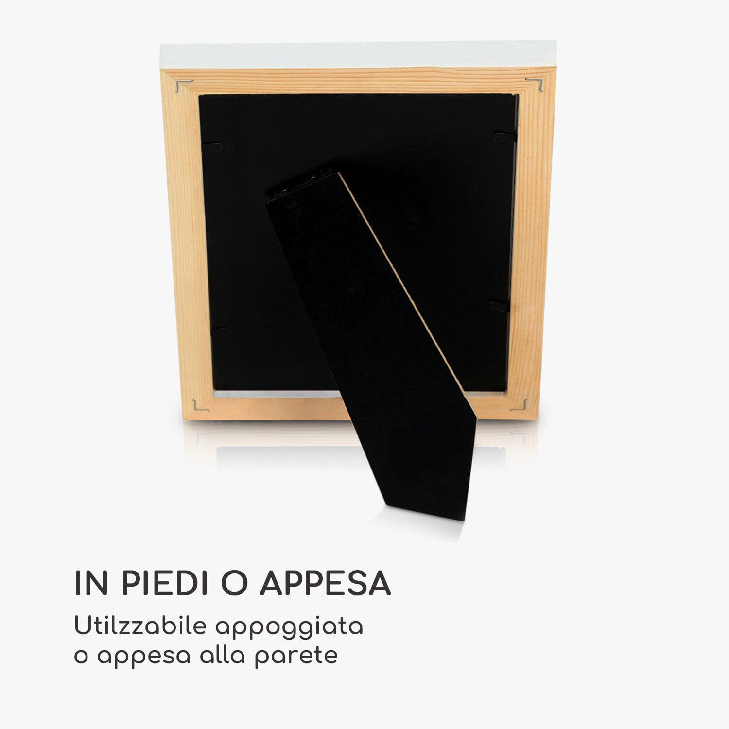 Lancaster cornice, rettangolare, set da 3, foto 17 x 12 cm, passepartout, legno Bianco